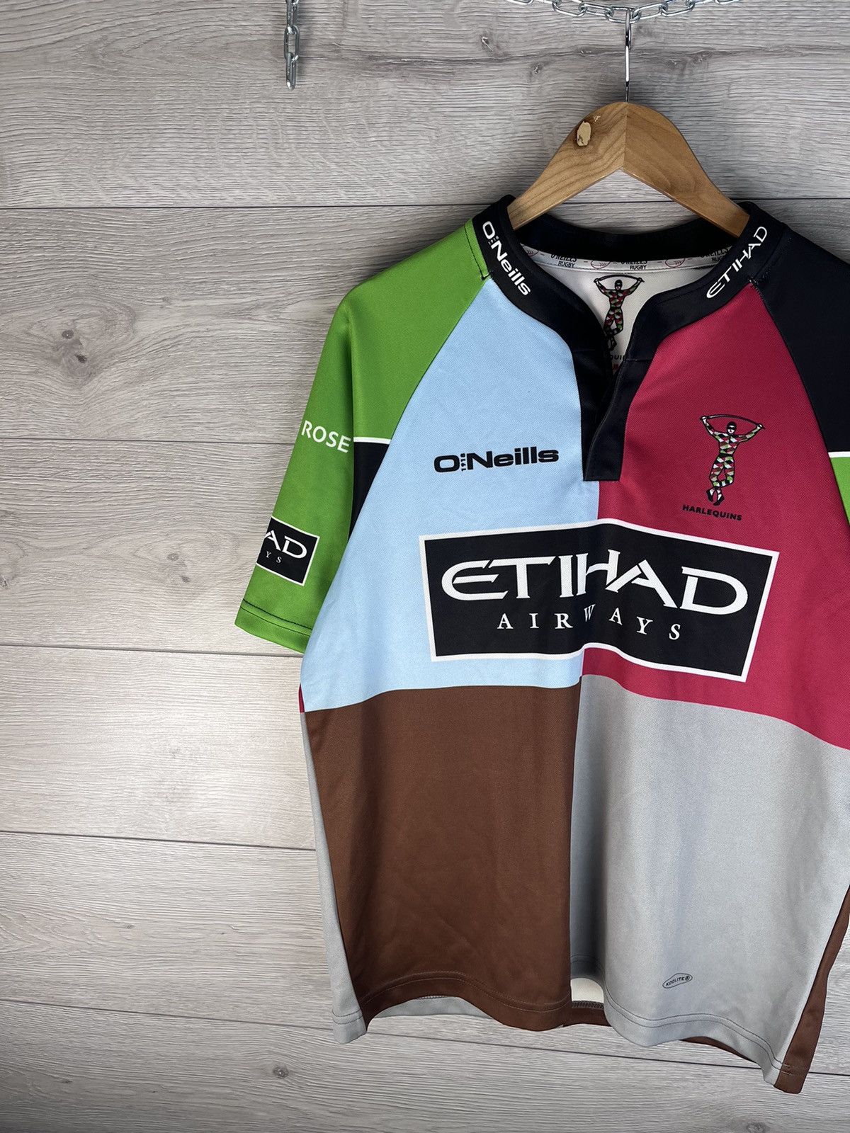 O'Neill Men's rugby jersey O'Neills size M Harlequins Size US M / EU 48-50 / 2 - 3 Thumbnail