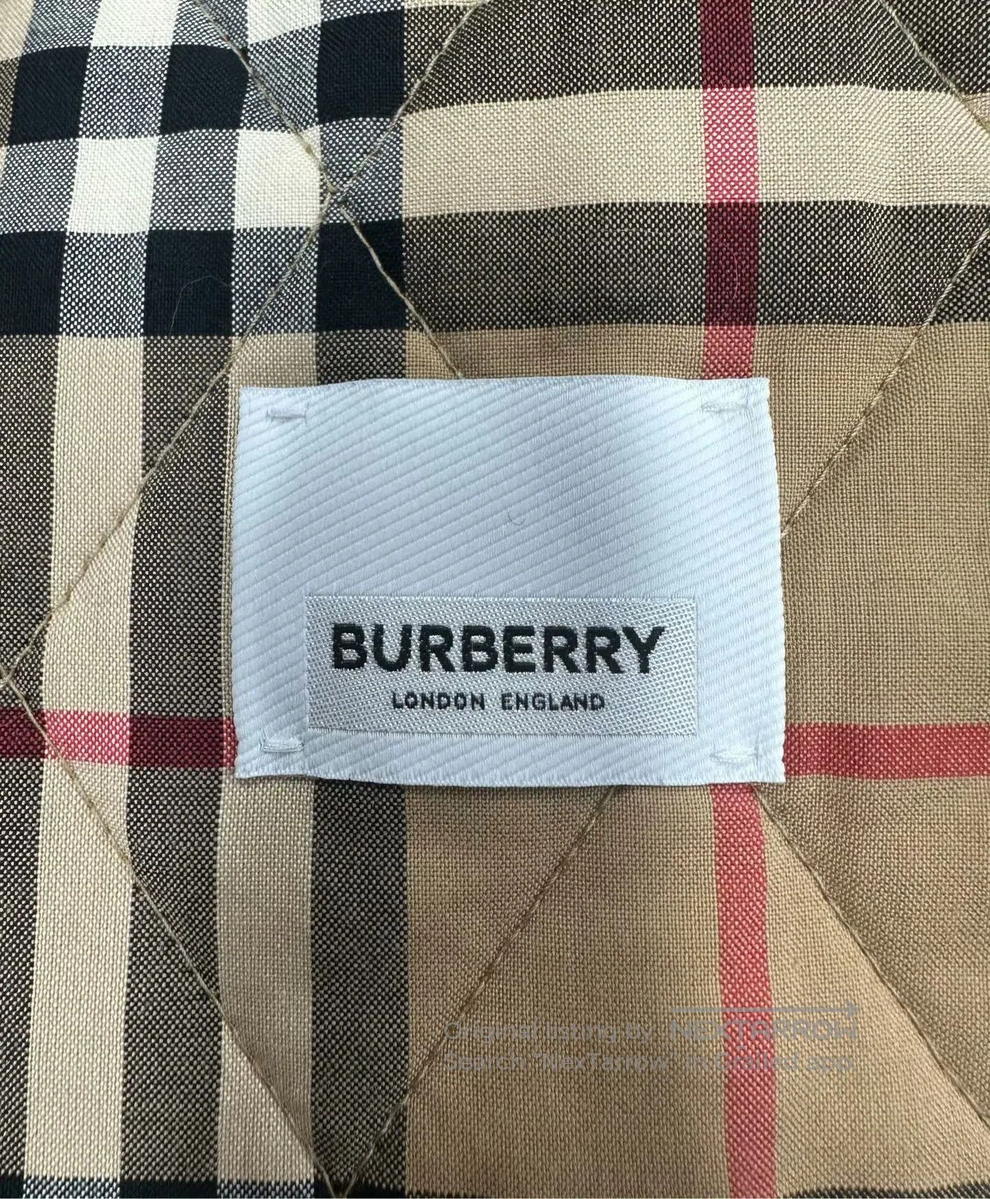 Burberry Burberry Camel Color Patchwork Ribbed Lapel Diamond Quilte Size XS / US 0-2 / IT 36-38 - 3 Thumbnail