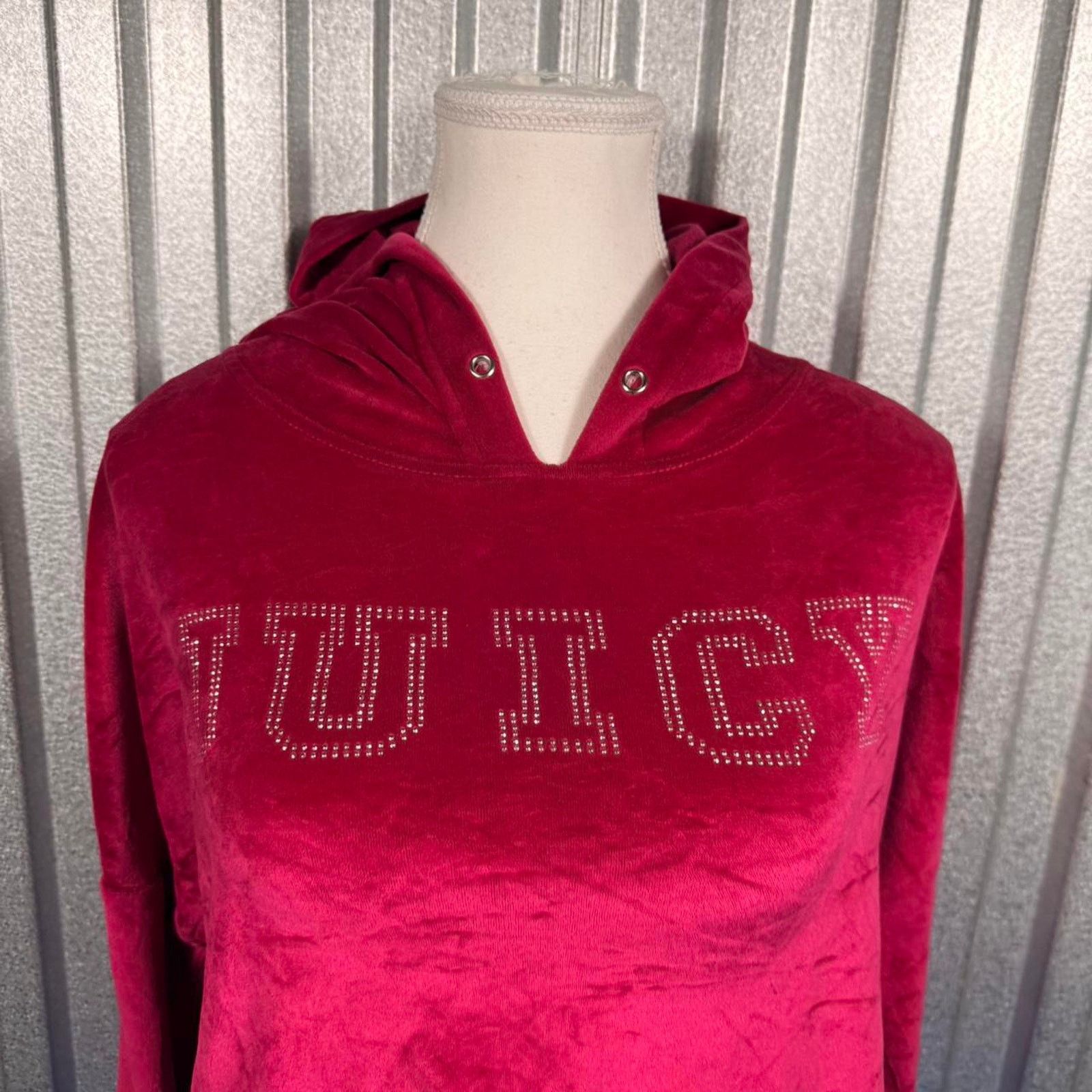 Juicy Couture Velour juicy cotour cropped hoodie Size S / US 4 / IT 40 - 3 Thumbnail