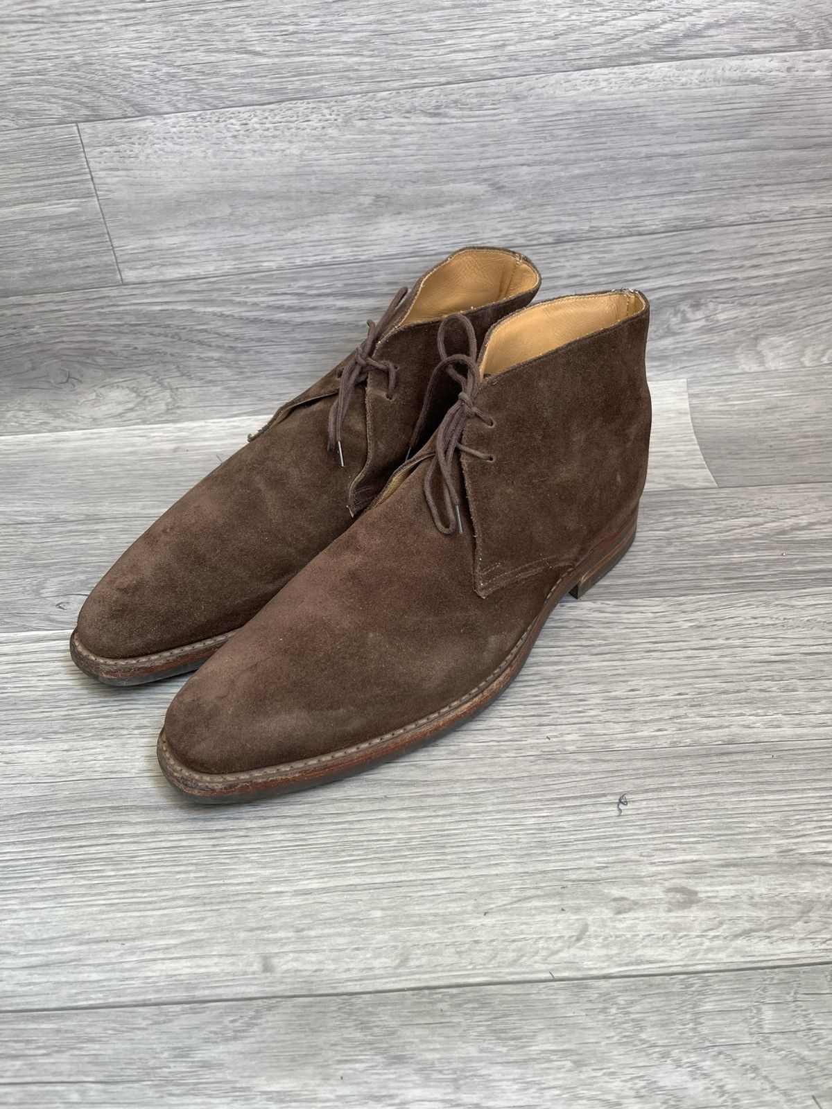 Crockett & Jones Crockett and Jones tetbury brown suede chukka boots sz Uk7.5 Size US 8.5 / EU 41-42 - 1 Thumbnail