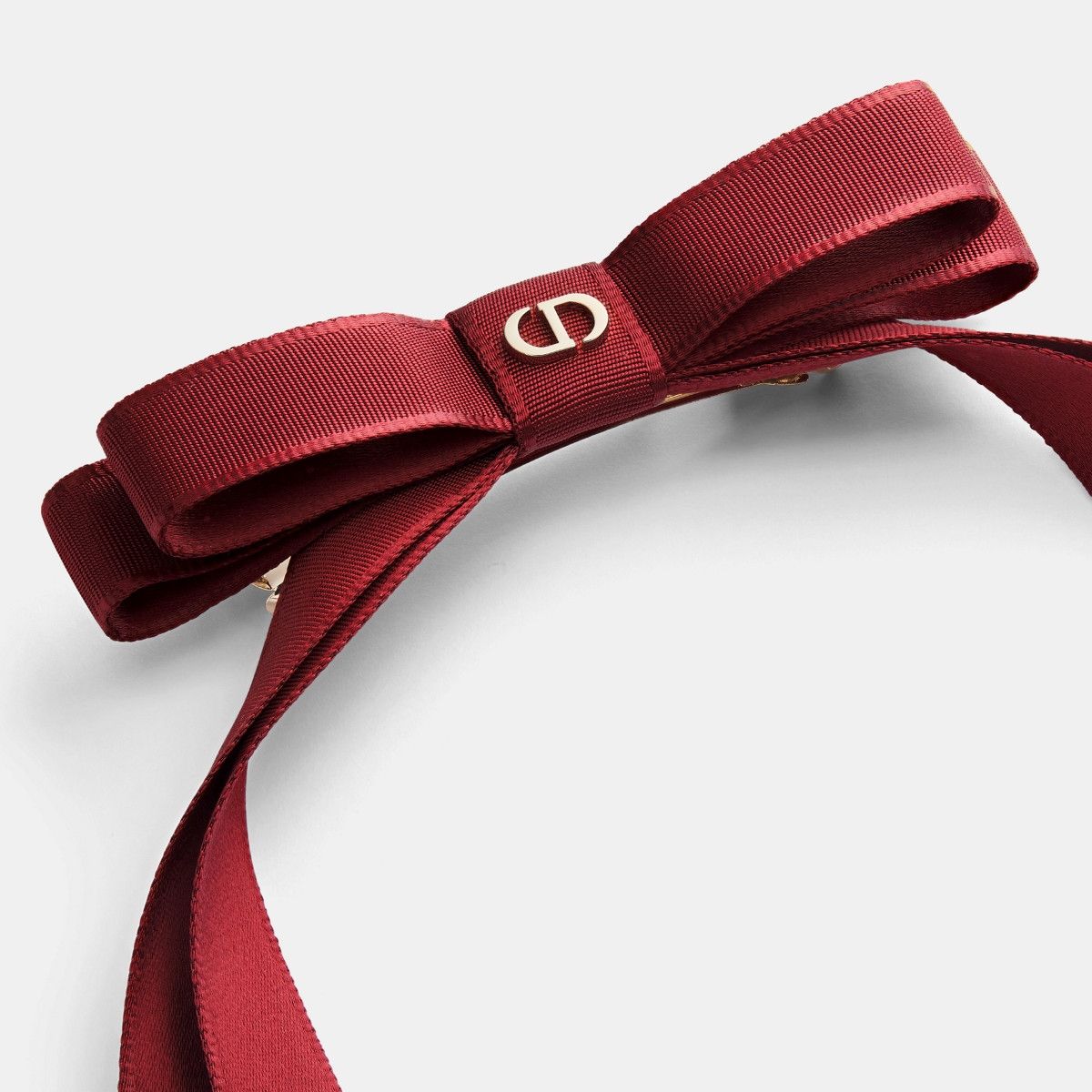 Dior o1w1db10326 Size:OS/Dior Twist Bow in Garnet Red Size ONE SIZE - 3 Thumbnail