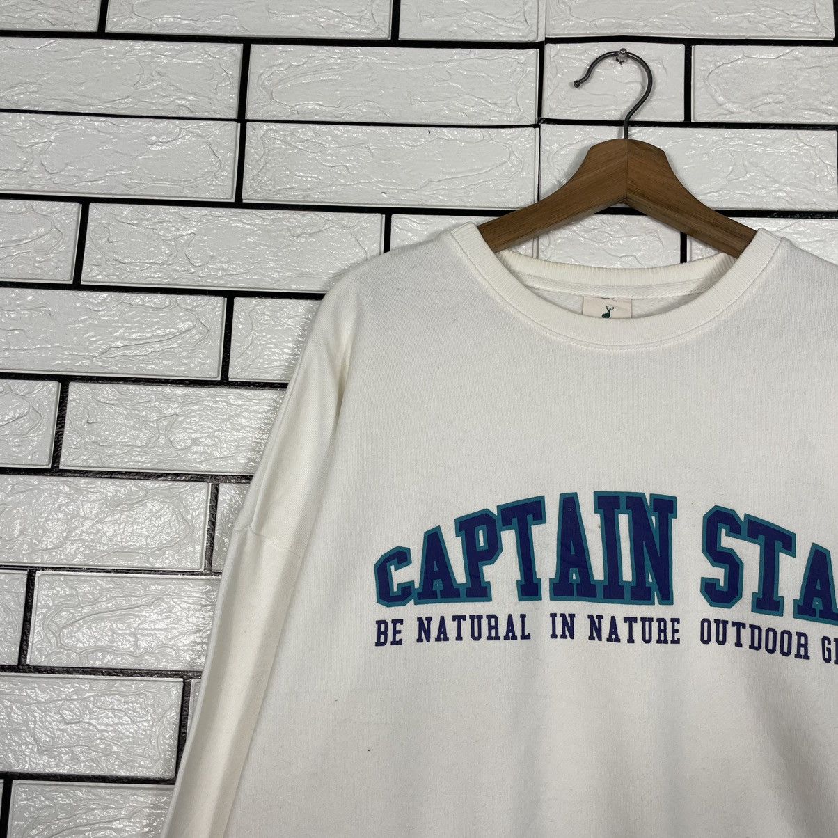 Japanese Brand Captain Stag Big Logo Sweatshirt Size US M / EU 48-50 / 2 - 6 Thumbnail