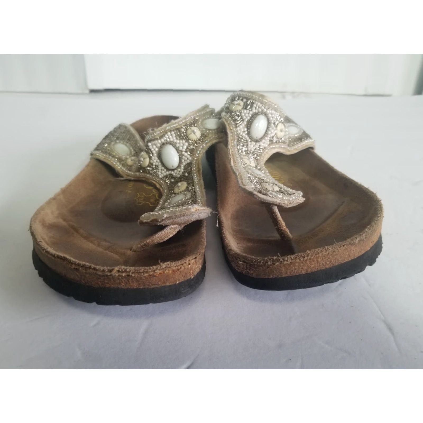 Birkenstock Papillio by Birkenstock Sandals Women Size 37 US 6 Multicolor Animal Print Birko-Flor Buckle Gizeh Orthopedic Shoes Size US 6 / IT 36 - 6 Thumbnail