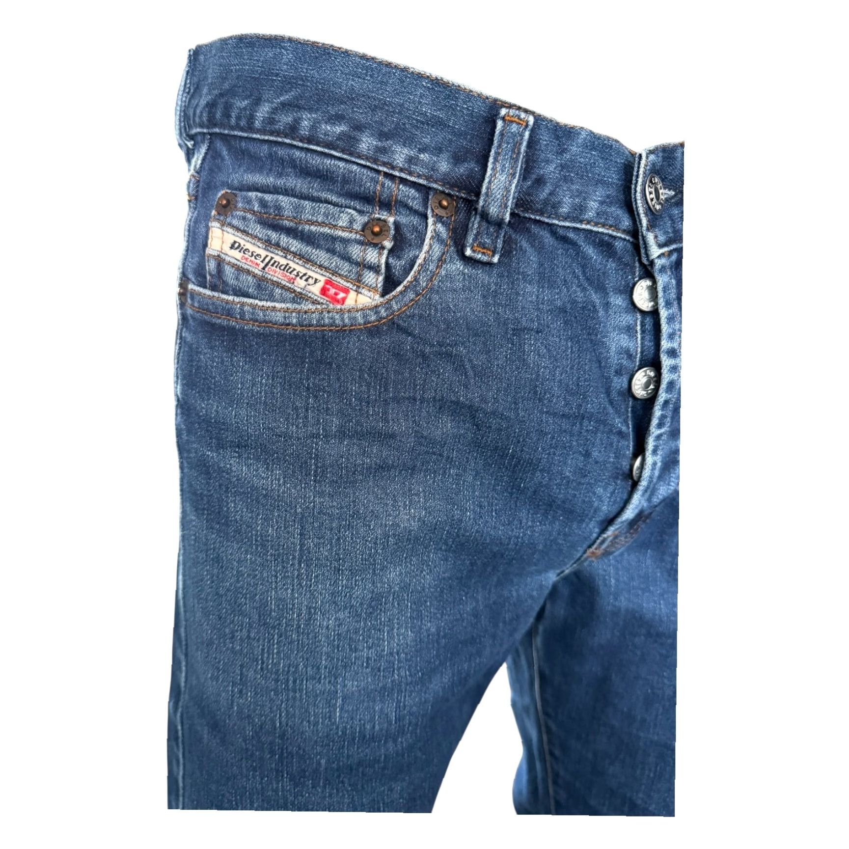 Diesel Diesel J e a n s Kulter Blue Stretch Button Fly W34 L32 Made in Italy Mens 5-Pocket Denim Cotton Size US 34 / EU 50 - 5 Thumbnail