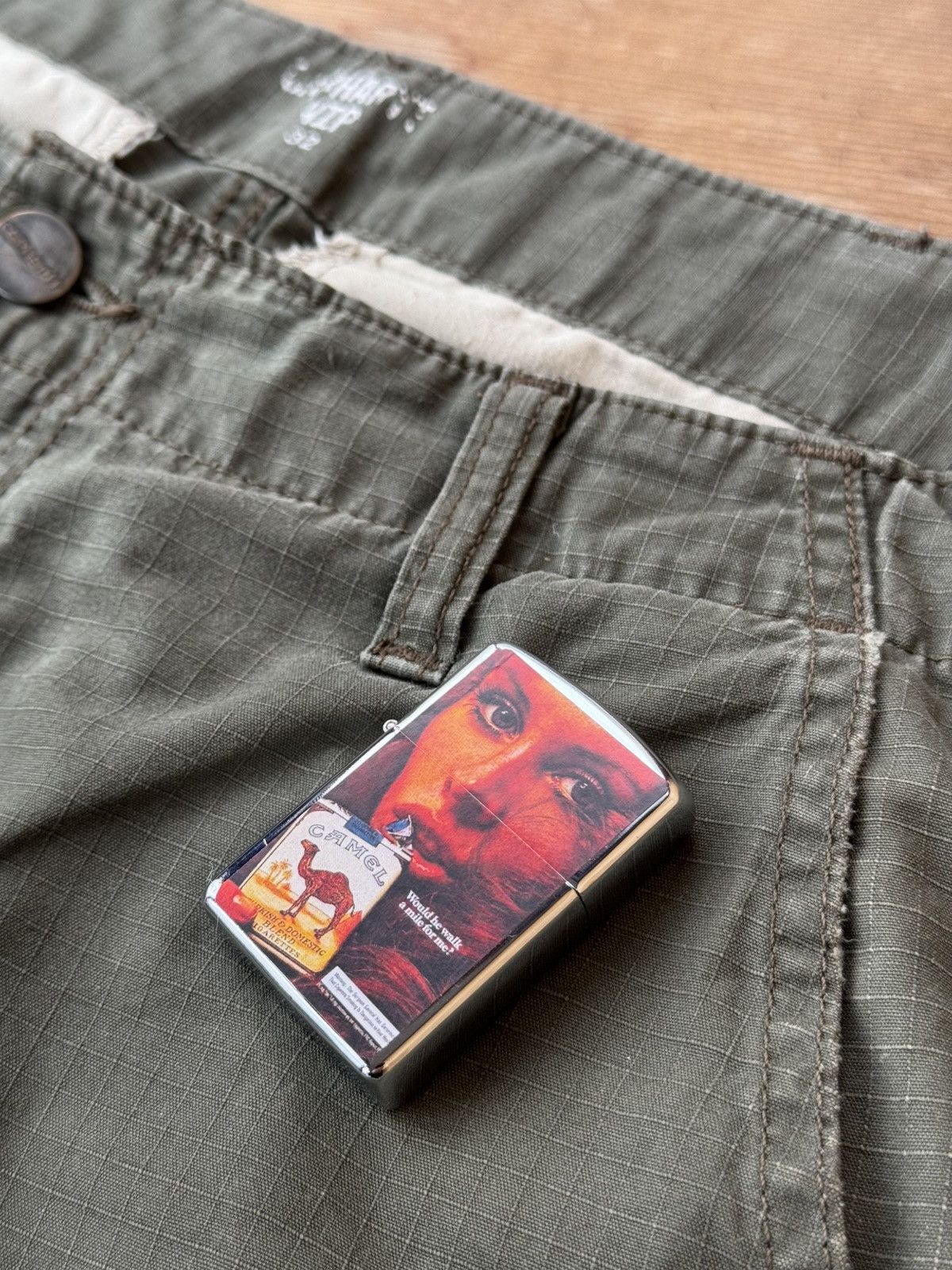 Camel × The Game × Vintage Vintage Cigar Lighter CAMEL STYLE Girl handmade Size ONE SIZE - 4 Thumbnail