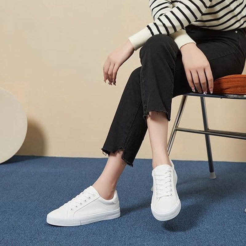 Other Witwatia Women's Size 10 Off-White Canvas Sneakers Size US 10 / IT 40 - 5 Thumbnail