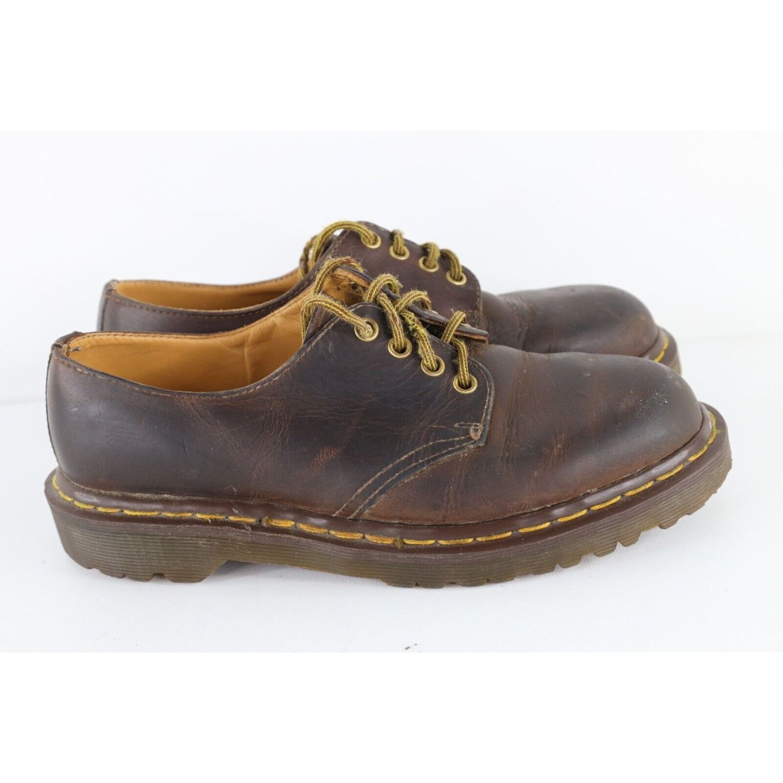 Dr. Martens × Vintage Vintage 90s Dr MartensDistressed Chunky Leather Oxford Shoes Size US 7 / EU 40 - 5 Thumbnail