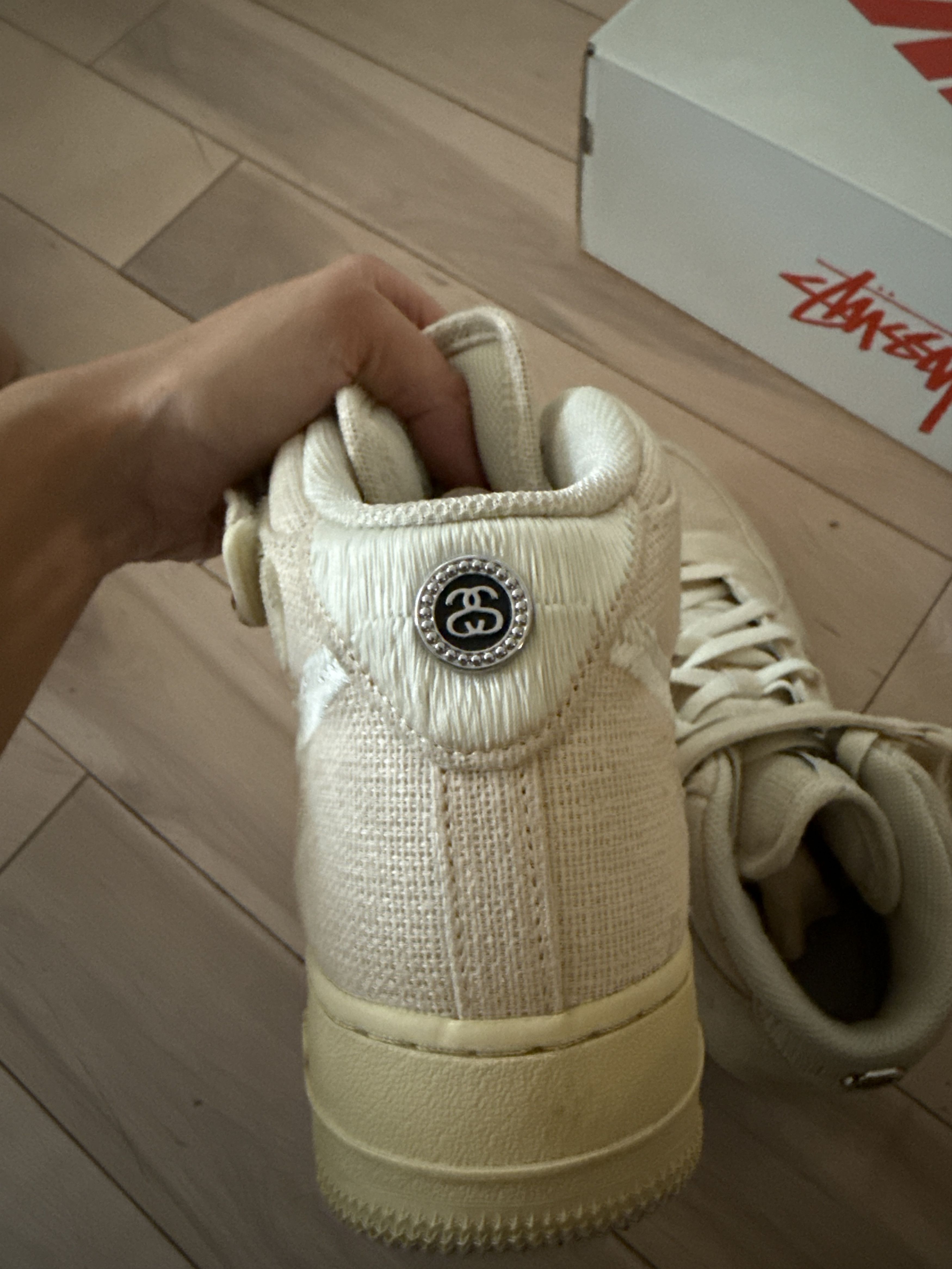 Nike × Stussy Air Force 1 ‘07 MID SP Nike x Stussy Sneakers Size US 9.5 / IT 39.5 - 4 Thumbnail