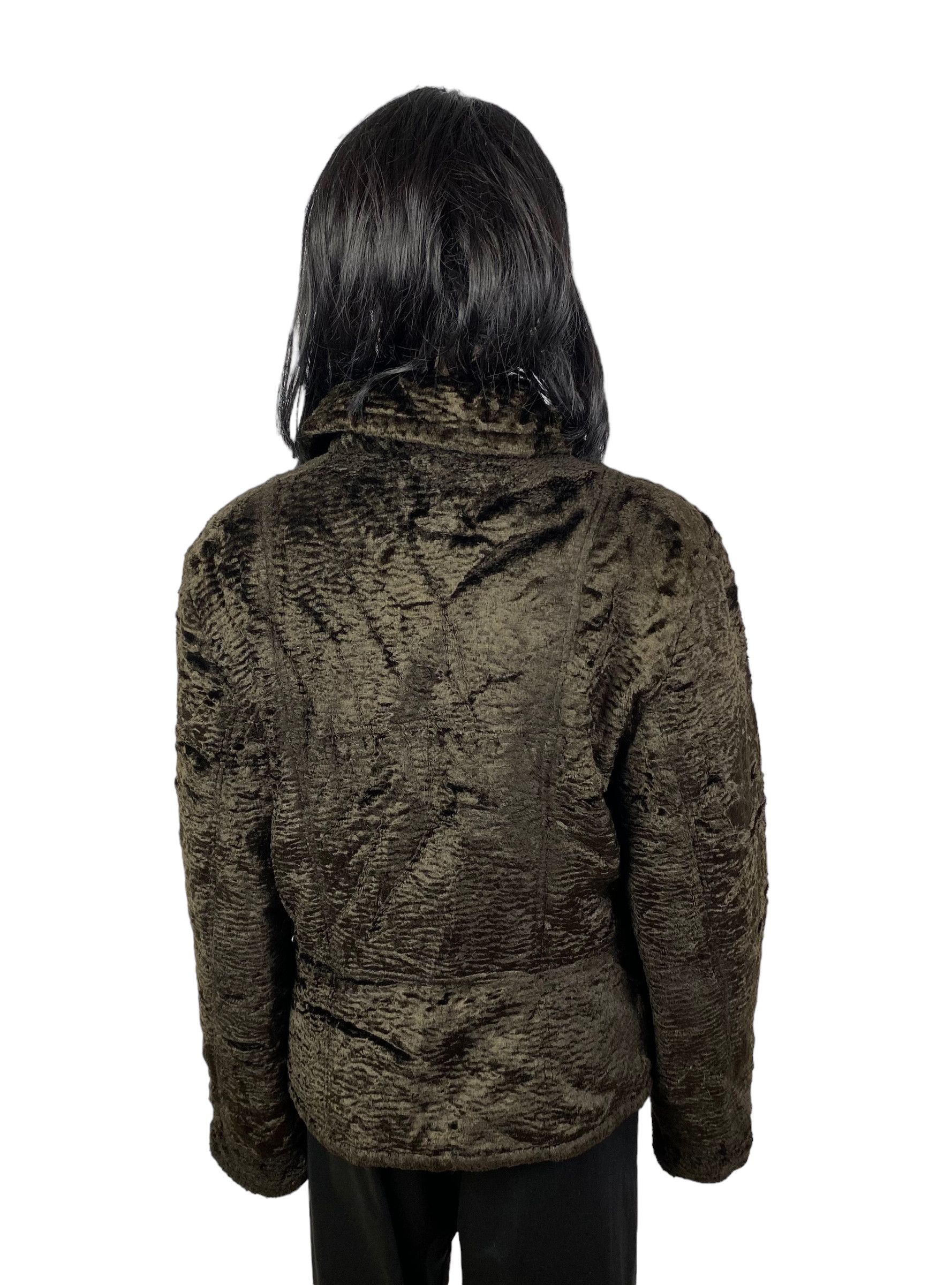 Sonia Rykiel × Vintage Sonia Rykiel Vintage Faux Fur Warm Jacket Size L / US 10 / IT 46 - 6 Thumbnail