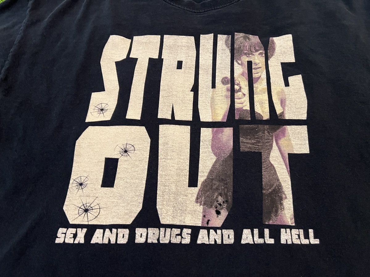 Band Tees Vintage Strung Out - Sex And Drugs And All Hell - Band Tee Size US XL / EU 56 / 4 - 2 Thumbnail