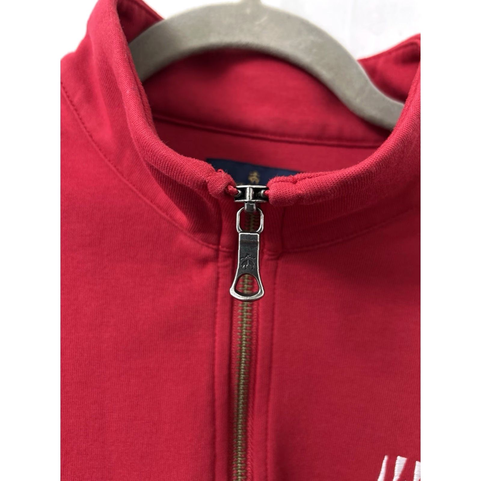 Brooks Brothers Brooks Brothers 1/4 Zip Mens Large Red Cotton Pullover Sweater Sweatshirt L/S Shirt Size US L / EU 52-54 / 3 - 5 Thumbnail