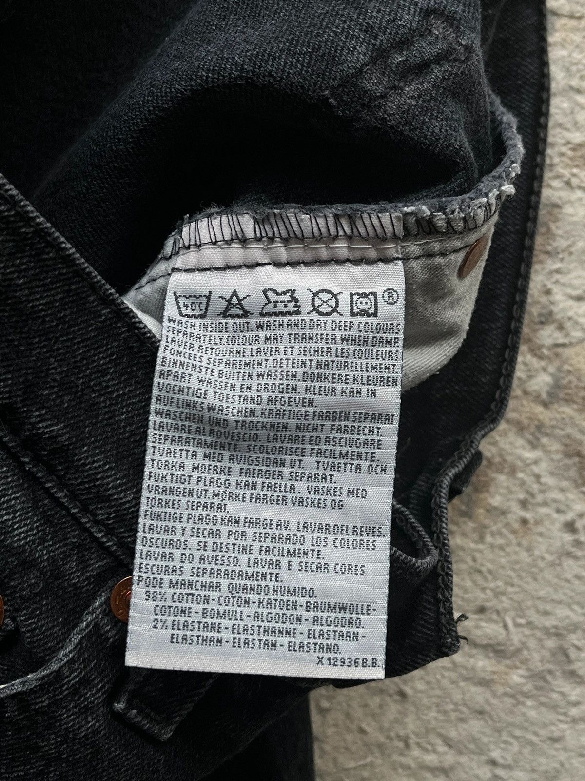 Levi's Levi’s 805 Vintage 1996 Sz W 27 L 34 Black Denim Jeans Size 27" / US 4 / IT 40 - 7 Thumbnail
