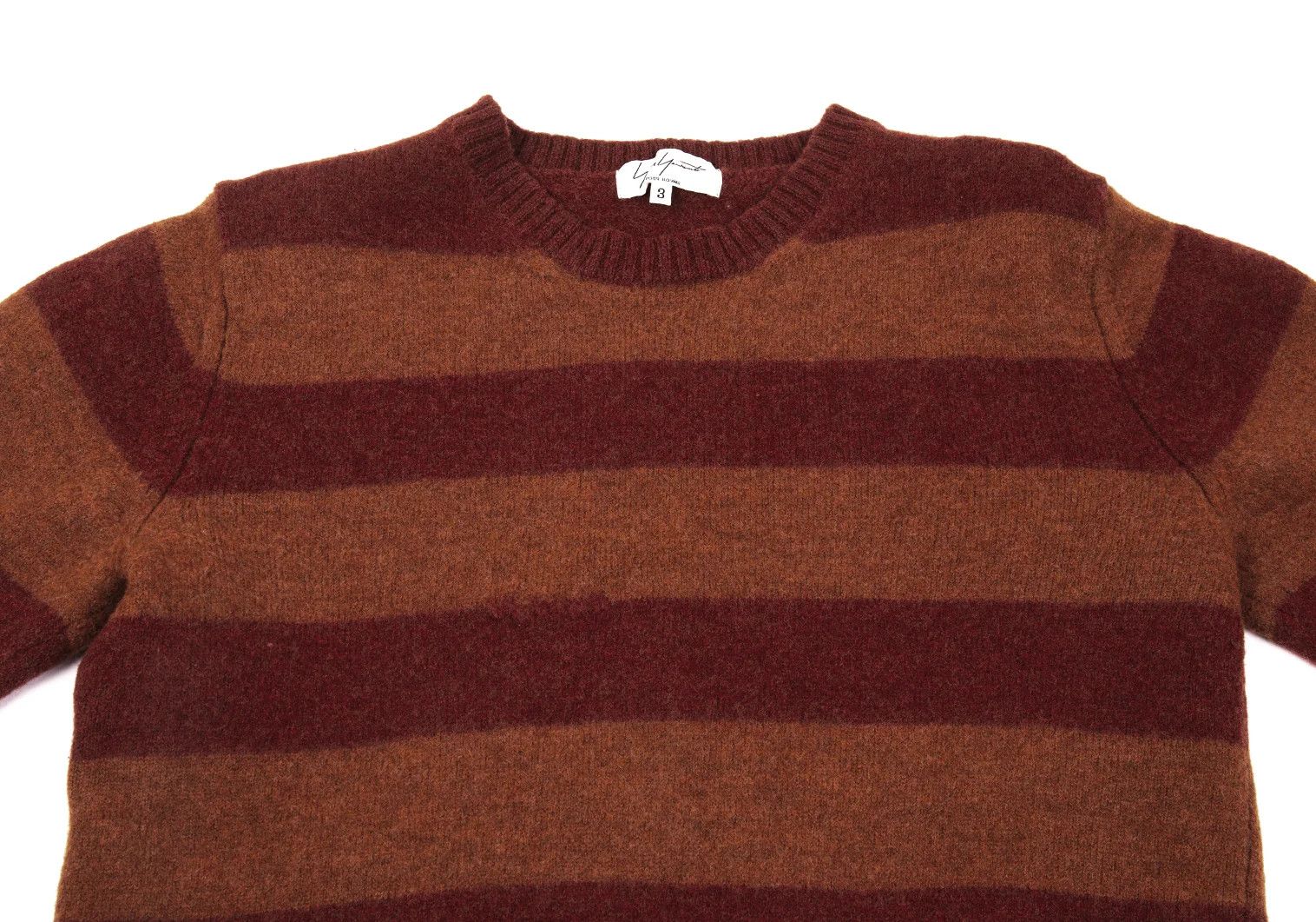 Yohji Yamamoto Yohji Yamamoto Embroidered Design Striped Sweater Size US S / EU 44-46 / 1 - 2 Thumbnail