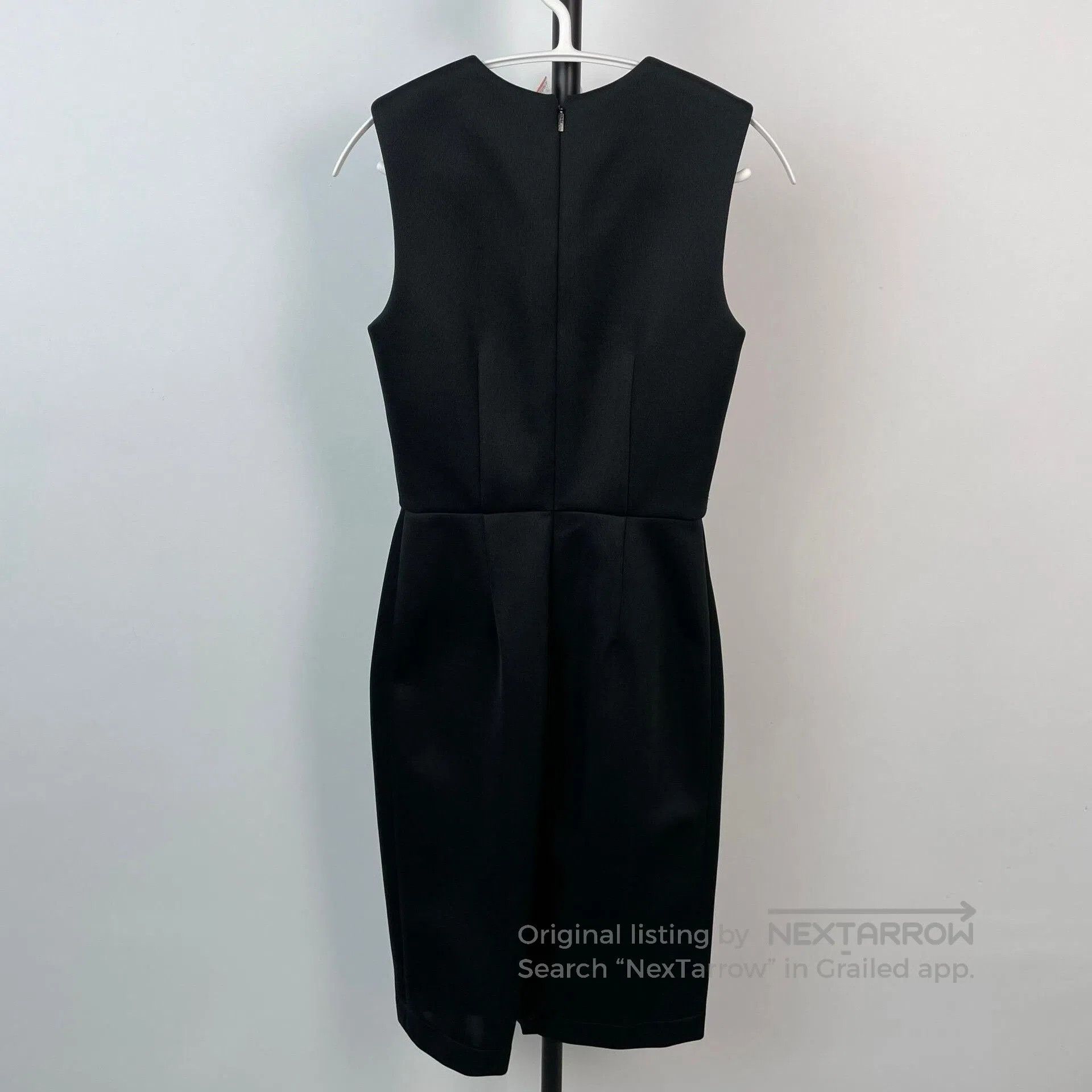 Fendi Fendi Black Silk Sleeveless Hem Split Dress. Size XS / US 0-2 / IT 36-38 - 5 Thumbnail