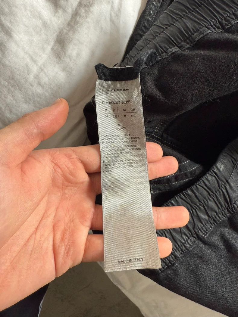 Rick Owens Rick Owens size m Classic hanging crotch pants with wax te Size US 30 / EU 46 - 4 Thumbnail