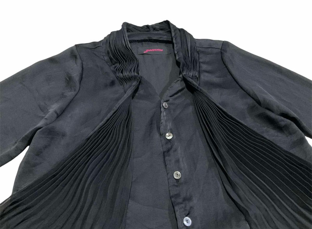 Yohji Yamamoto 🔥Y2K Japanese Gomme Homme Pleats Bondage Shirt Goth Punk Size US L / EU 52-54 / 3 - 3 Thumbnail