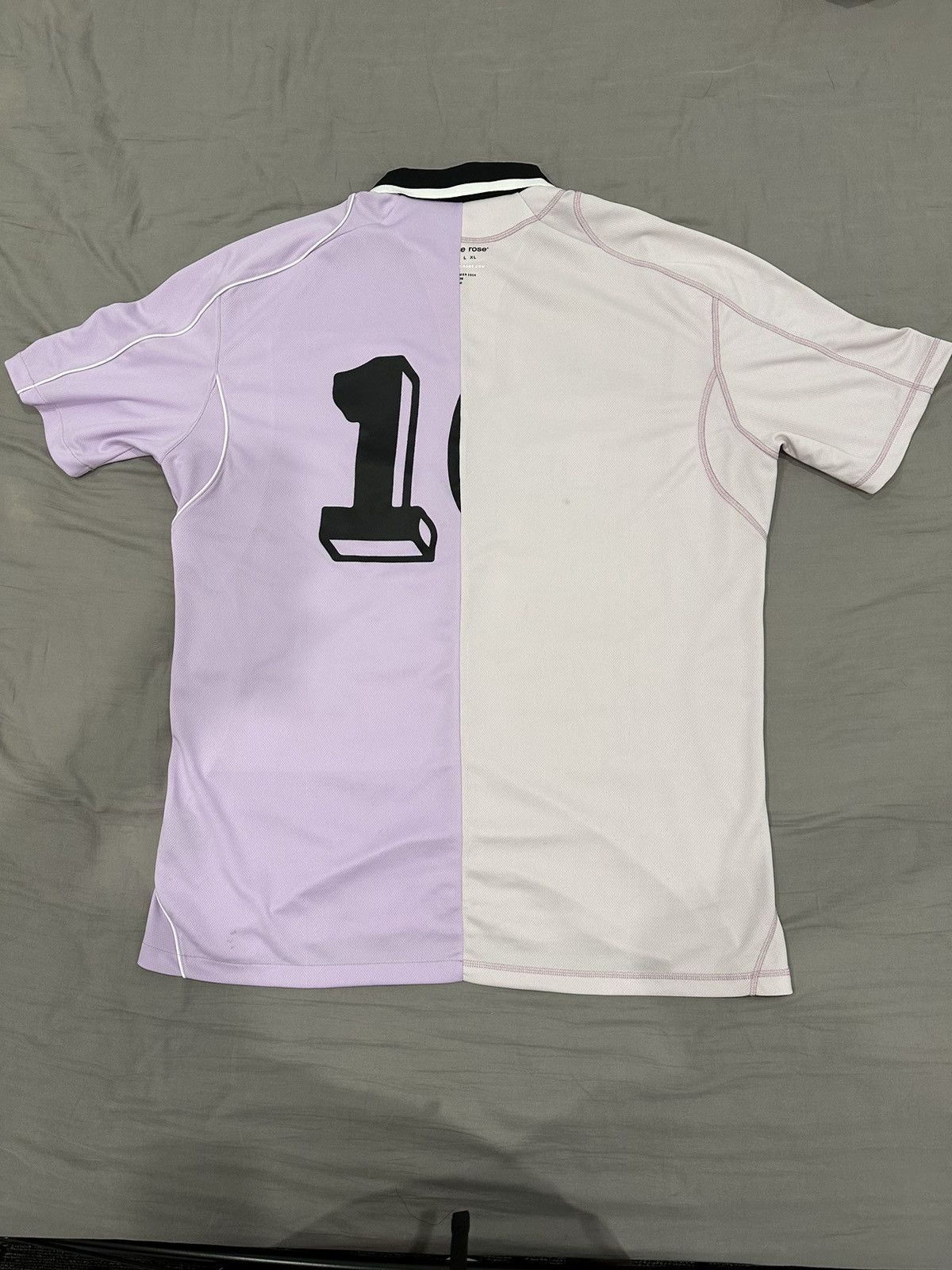 Martine Rose pink-purple double-split shirt short-sleeved T-shirt Size US S / EU 44-46 / 1 - 4 Thumbnail