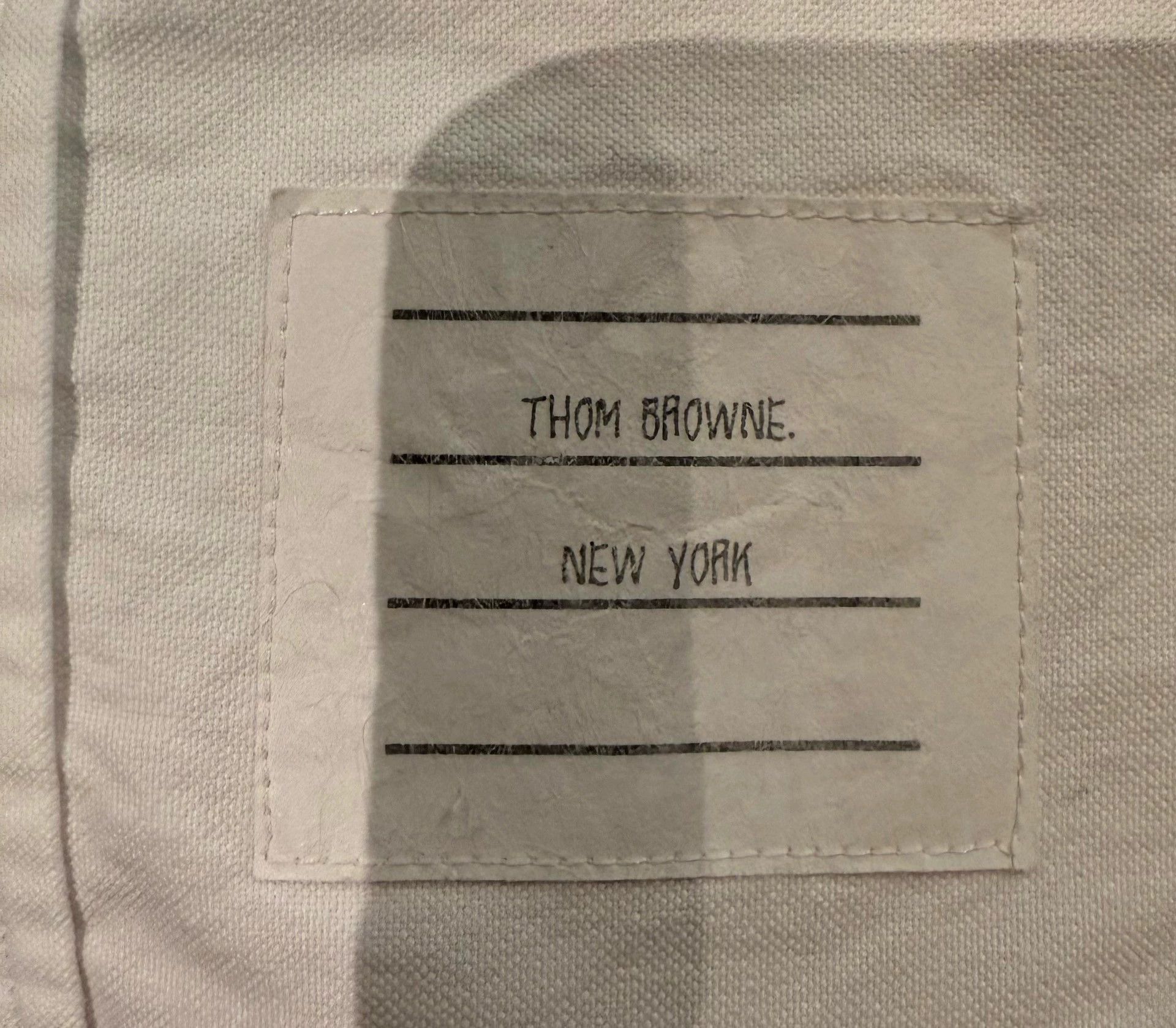 Thom Browne Thom Browne 3-color Placket White Oxford Shirt Size 4 95N Size US XL / EU 56 / 4 - 4 Thumbnail
