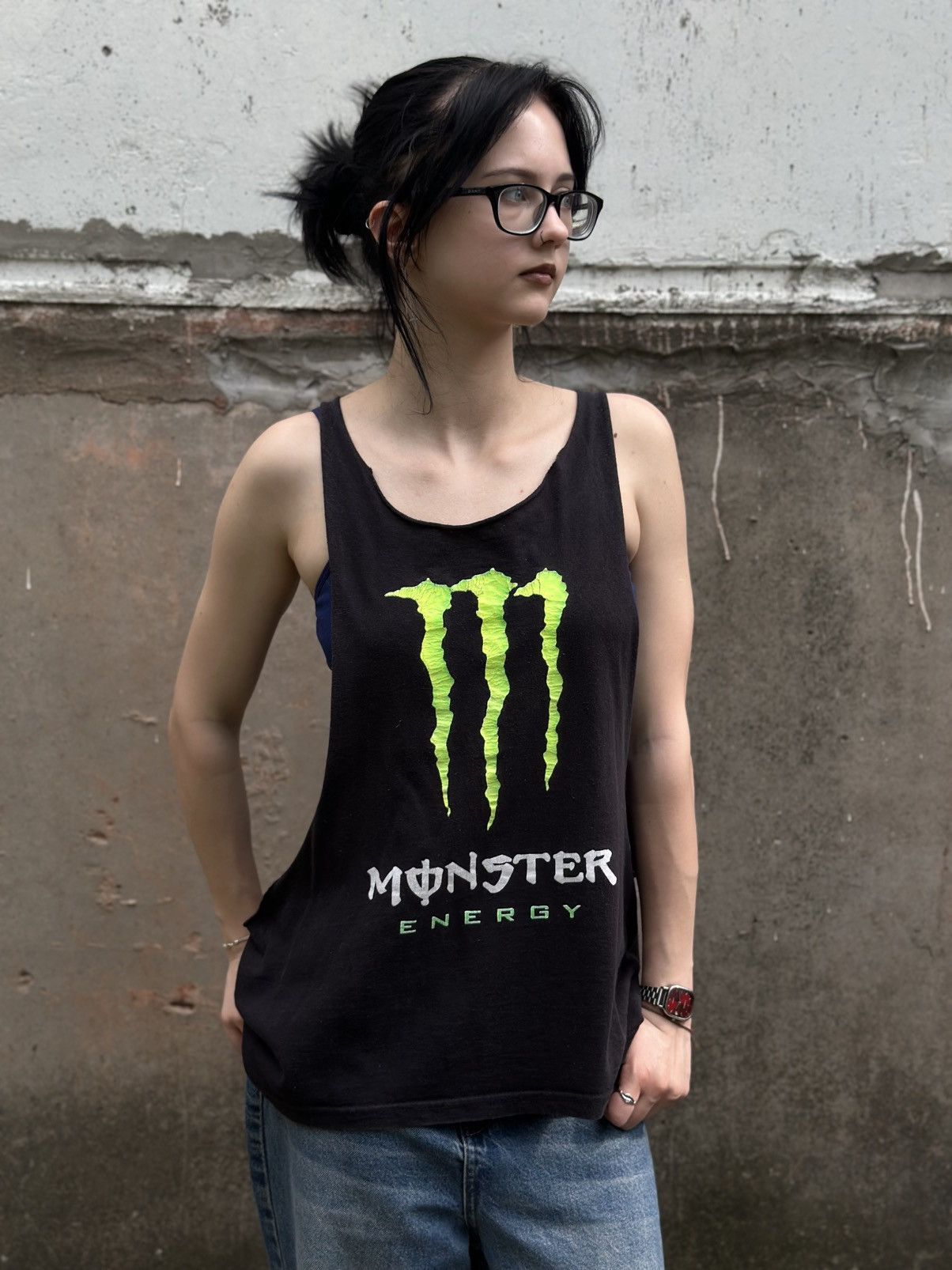 Gentle Monster VTG Band Monster Energy Tank Top Sleeves Big Logo One Size Size US L / EU 52-54 / 3 - 1 Thumbnail