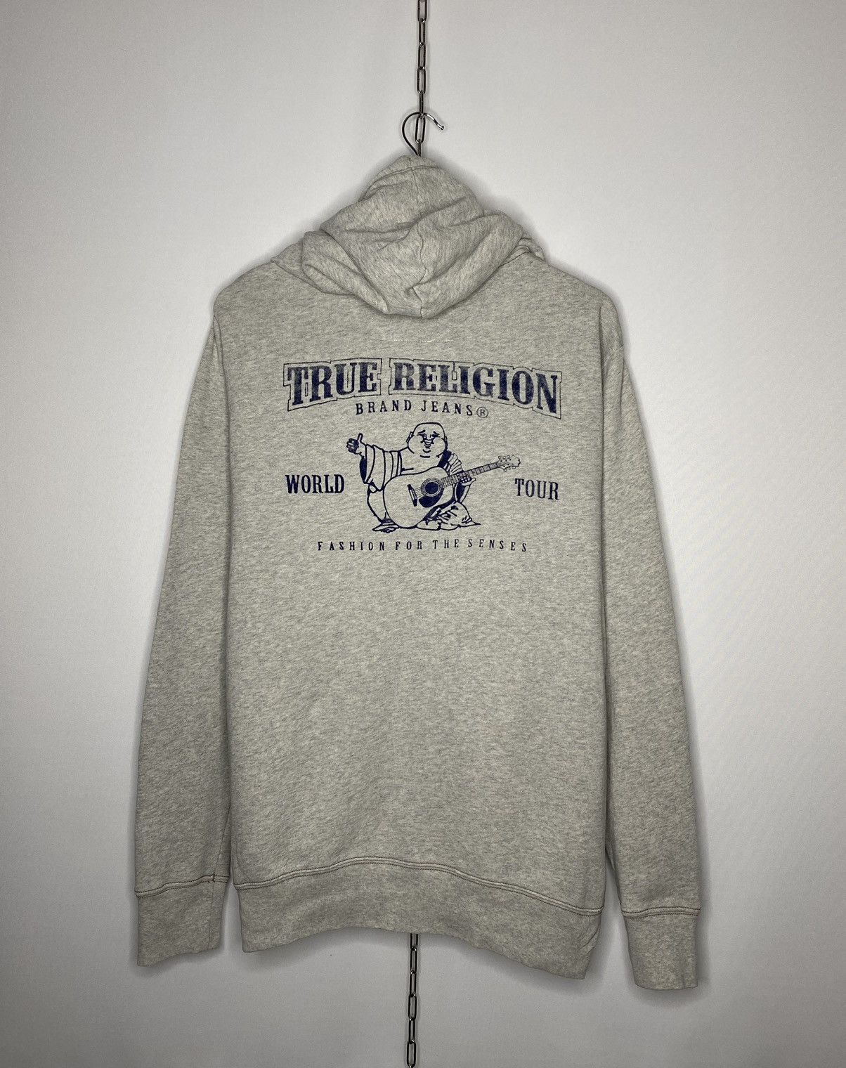 True Religion Vintage True Religion Full Zip Hoodie Big Logo Y2k Japan Grailed 8751