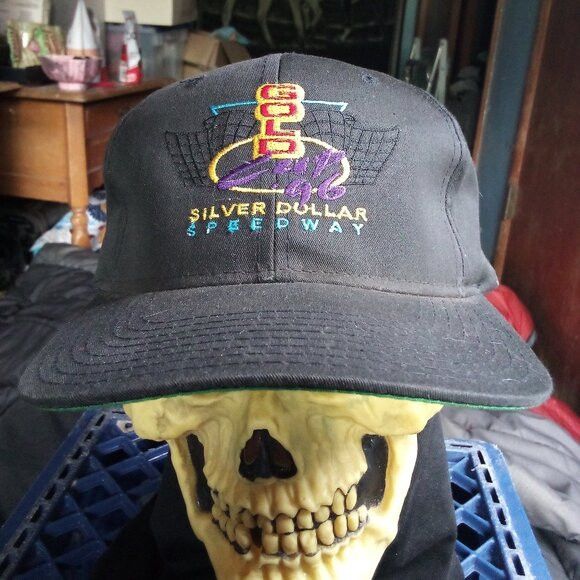 Other DS Vintage Gold Cup '96 Silver Dollar Speedway Snap Hat Cap Size ONE SIZE - 1 Thumbnail