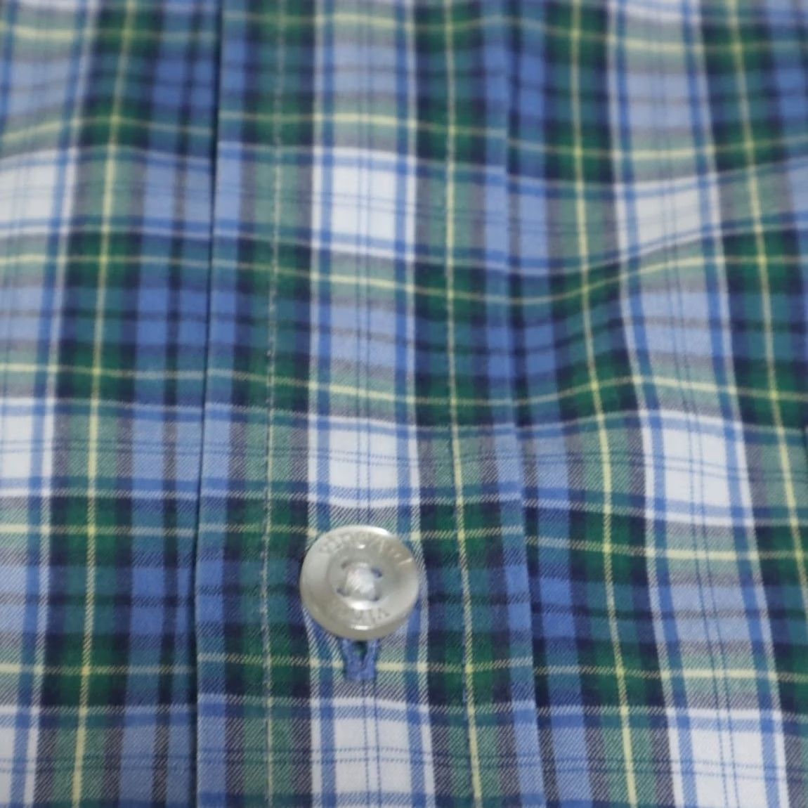 Vineyard Vines Vineyard Vines Cotton Plaid Long Sleeve Button Down Shirt Teal Mens S Murray Classic Fit Size US S / EU 44-46 / 1 - 6 Thumbnail