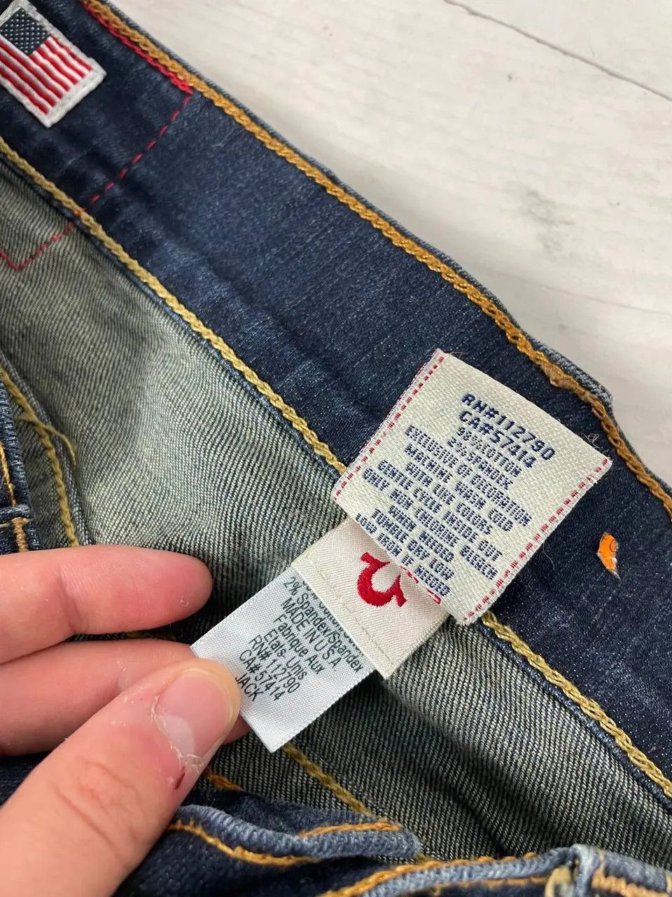 True Religion Vintage True Religion Jack Denim Jeans Baggy Y2K Japan Size US 34 / EU 50 - 12 Thumbnail