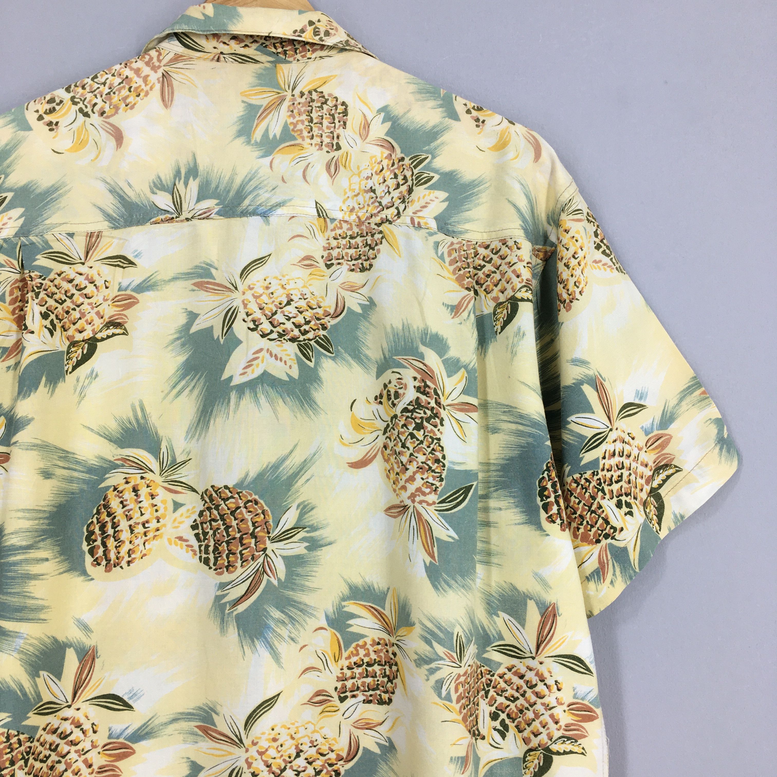 Life's a Beach Vintage Hawaiian Pineapples Aloha Tropical Shirt Medium Size US M / EU 48-50 / 2 - 8 Thumbnail