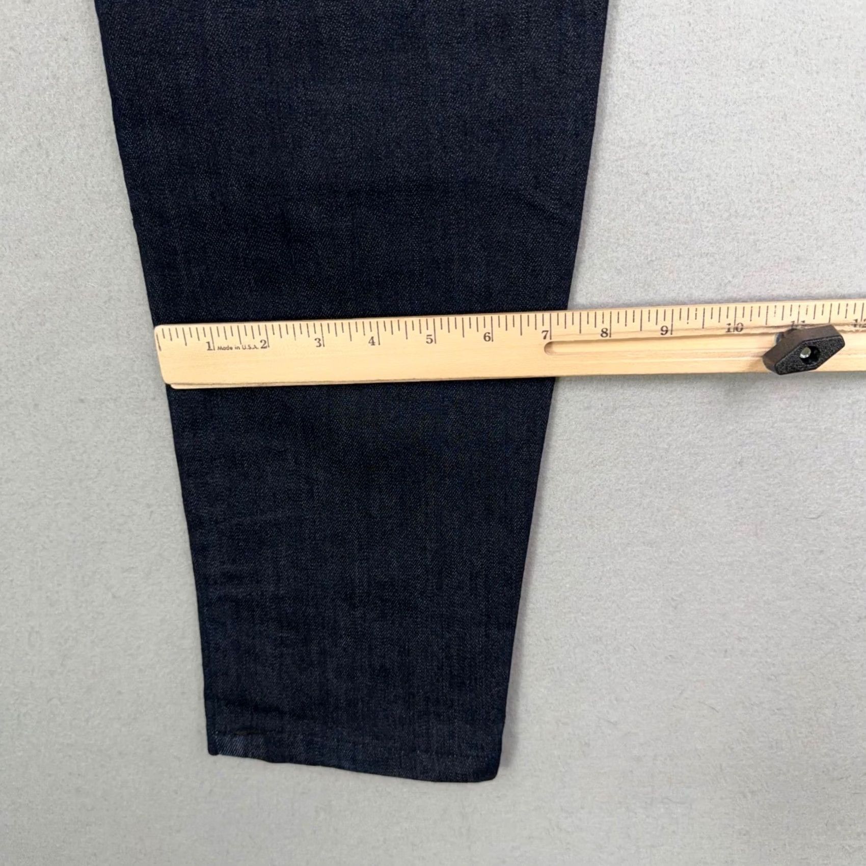 7 For All Mankind 7 For All Mankind Paxtyn Jeans Mens 34 Dark Blue Solid Skinny Stretch Denim Luxe Size US 34 / EU 50 - 7 Thumbnail