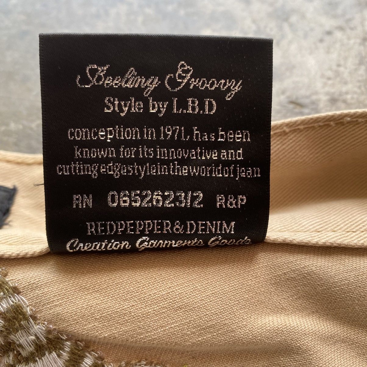 Japanese Brand RED PEPPER Embroidery Butthit DAICOCK YAMANE ED HARDY STYLE Size US 34 / EU 50 - 13 Thumbnail