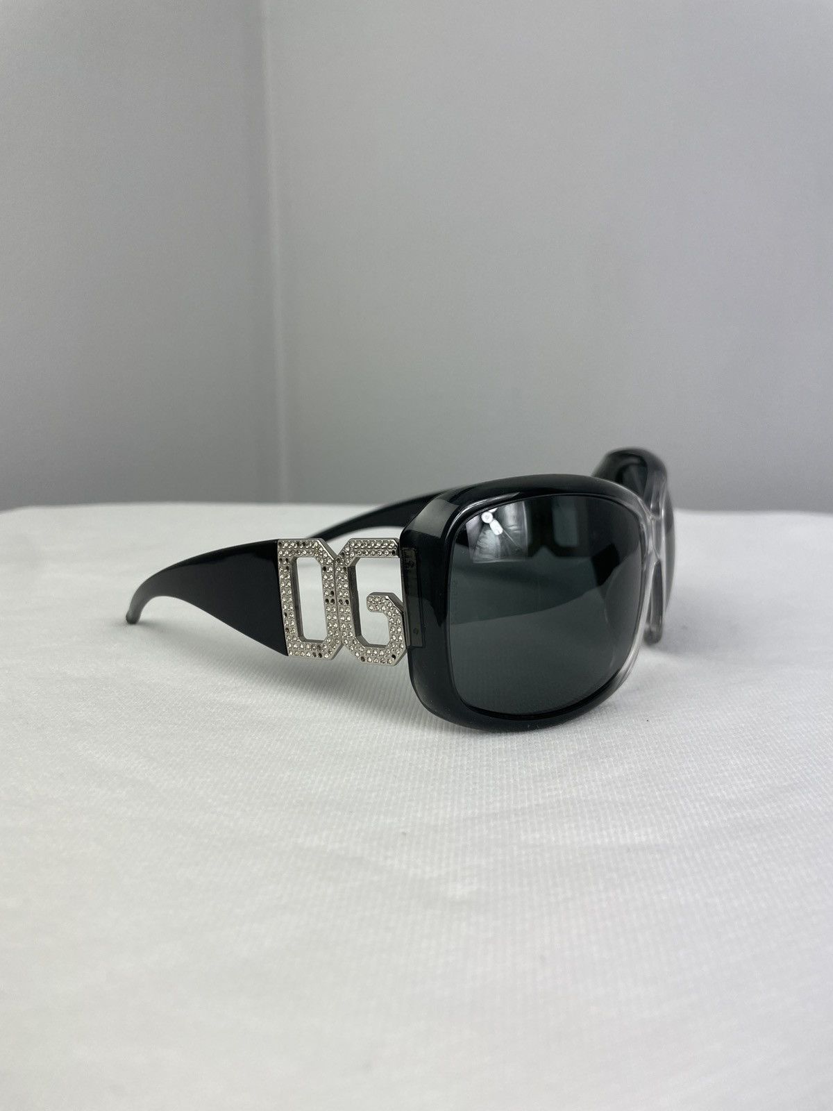 Dolce & Gabbana Vintage Y2K Dolce & Gabbana rhinestone logo sunglasses Size ONE SIZE - 4 Thumbnail