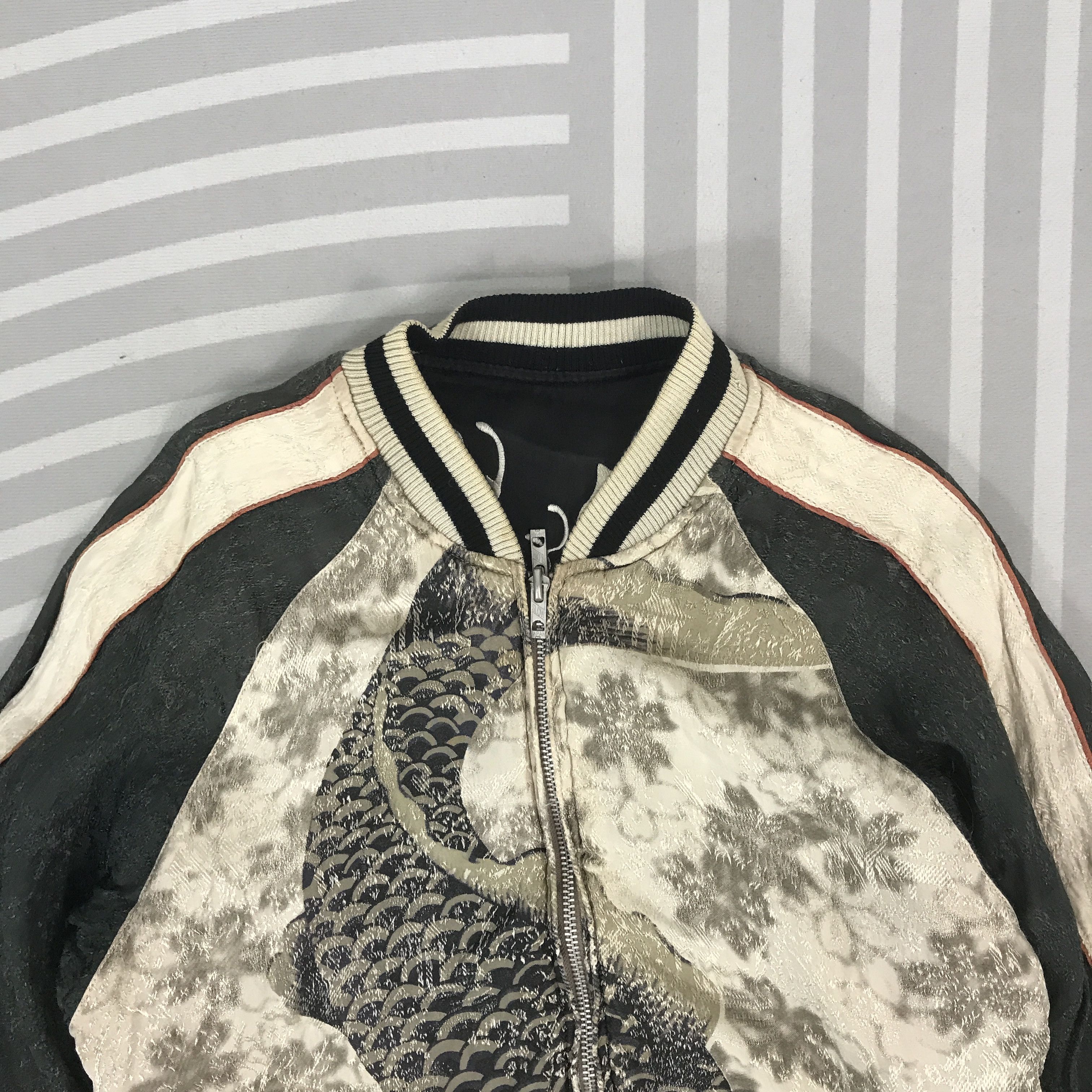 Designer × Japanese Brand Vintage Japanese brand Sukajan fish embroidery Jacket Size US L / EU 52-54 / 3 - 2 Thumbnail
