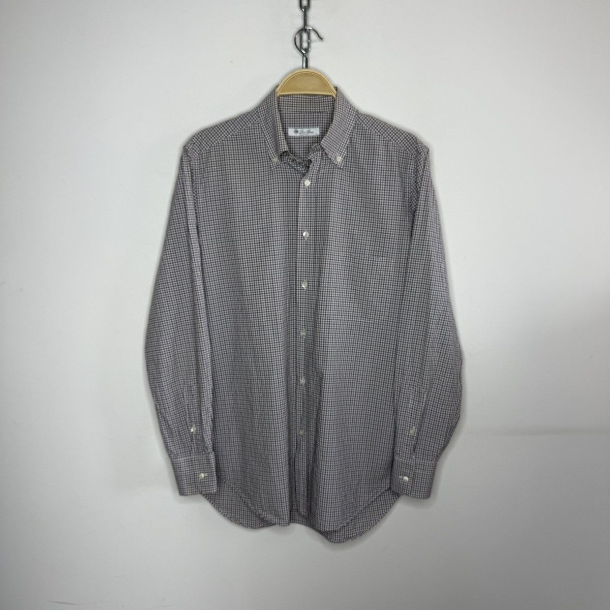 Loro Piana Loro Piana Shirt Button Up Checkered Size US M / EU 48-50 / 2 - 1 Thumbnail