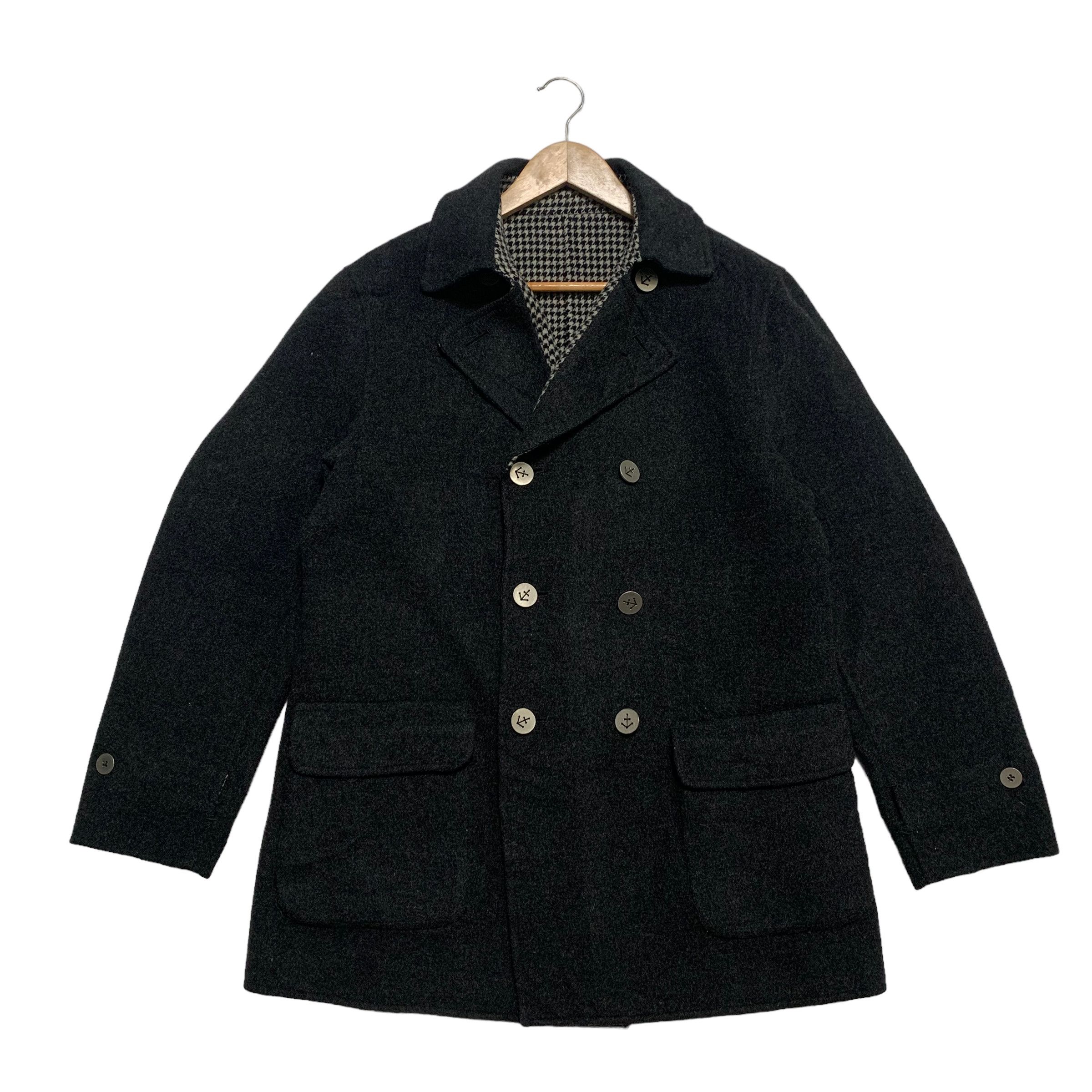 United Arrows United Arrows Tartan Reversible Double Breast Jacket Size US M / EU 48-50 / 2 - 8 Thumbnail
