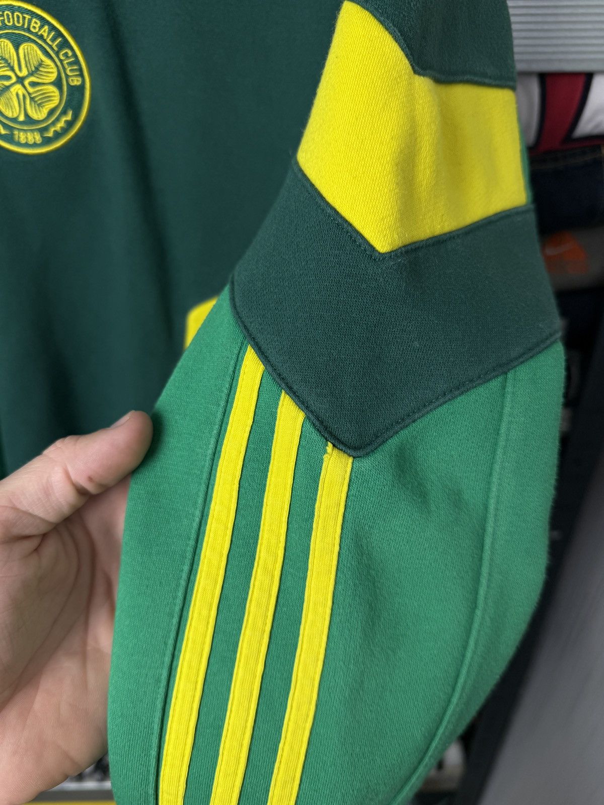 Adidas Adidas Center Logo Celtic Hoodie Size US S / EU 44-46 / 1 - 17 Thumbnail