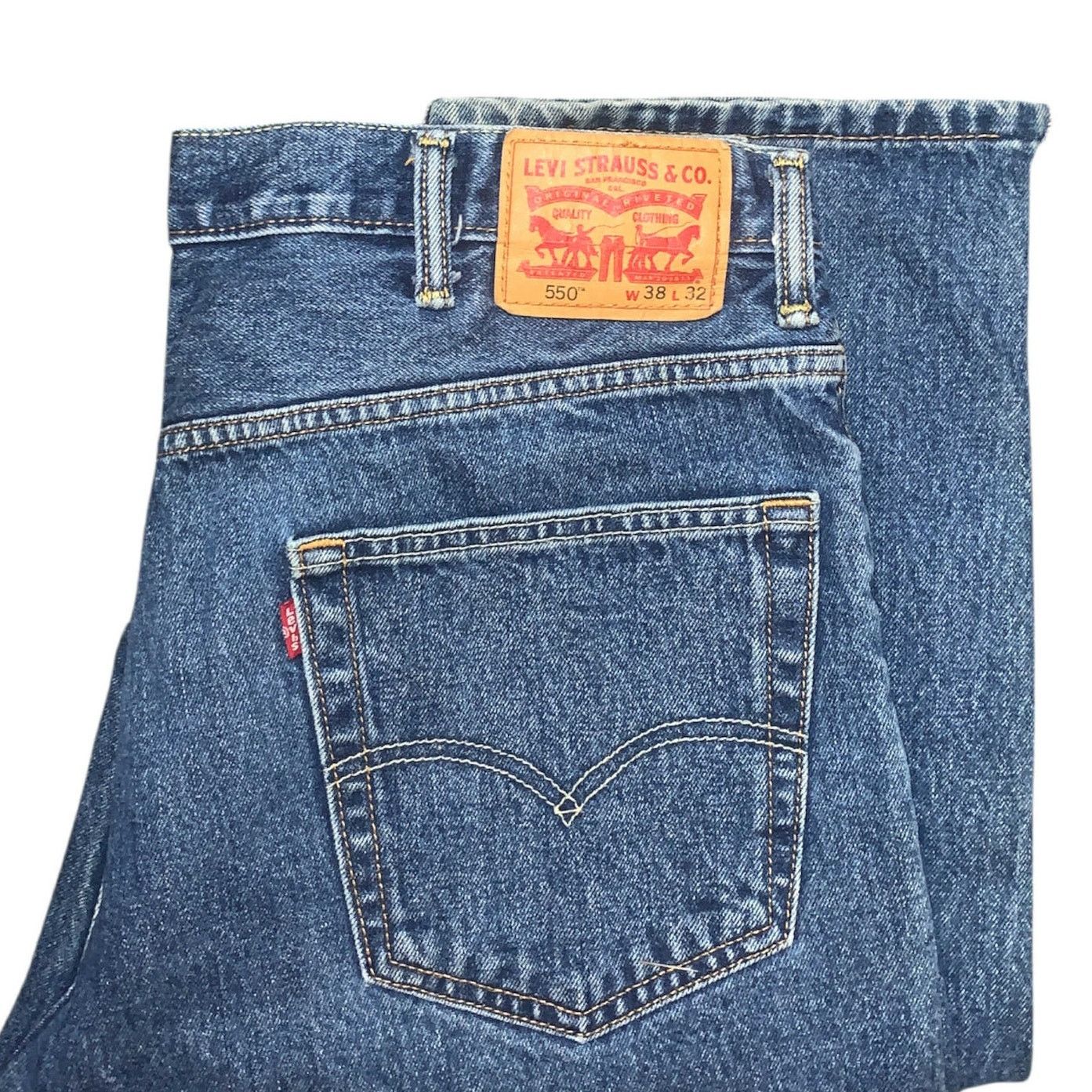 Levi's Levi's 550 Jeans Relaxed Straight Regular Tapered 38x32 Size US 38 / EU 54 - 1 Thumbnail
