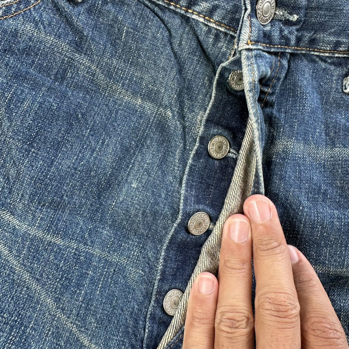 Japanese Brand Vintage Levi’s Faded Distressed Denim Jean Pant W36 Size US 36 / EU 52 - 5 Thumbnail