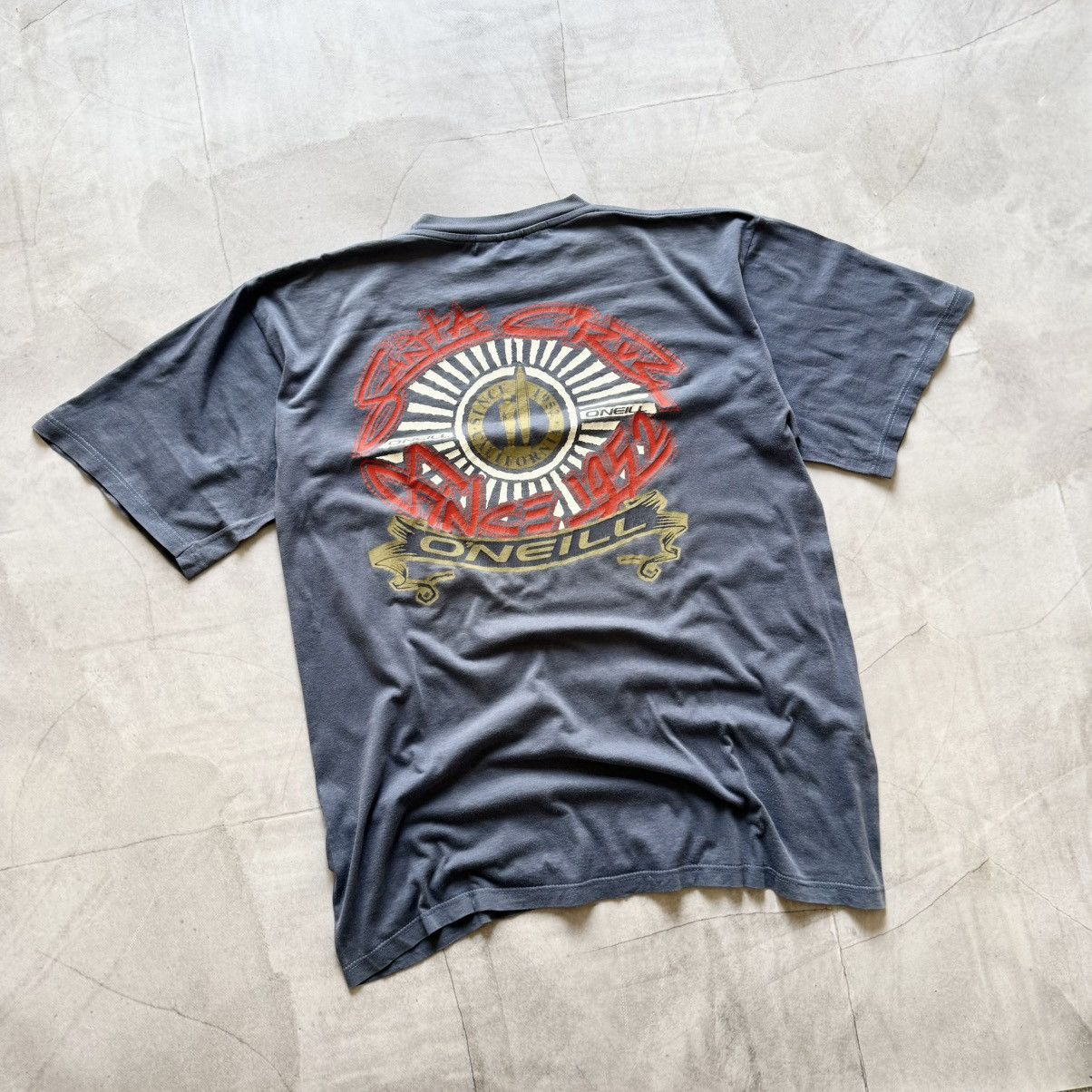 O'Neill 90s Oneill Sunfaded Big Logo Boxy T Shirt Oakley Mambo Vibe Size US XL / EU 56 / 4 - 1 Thumbnail