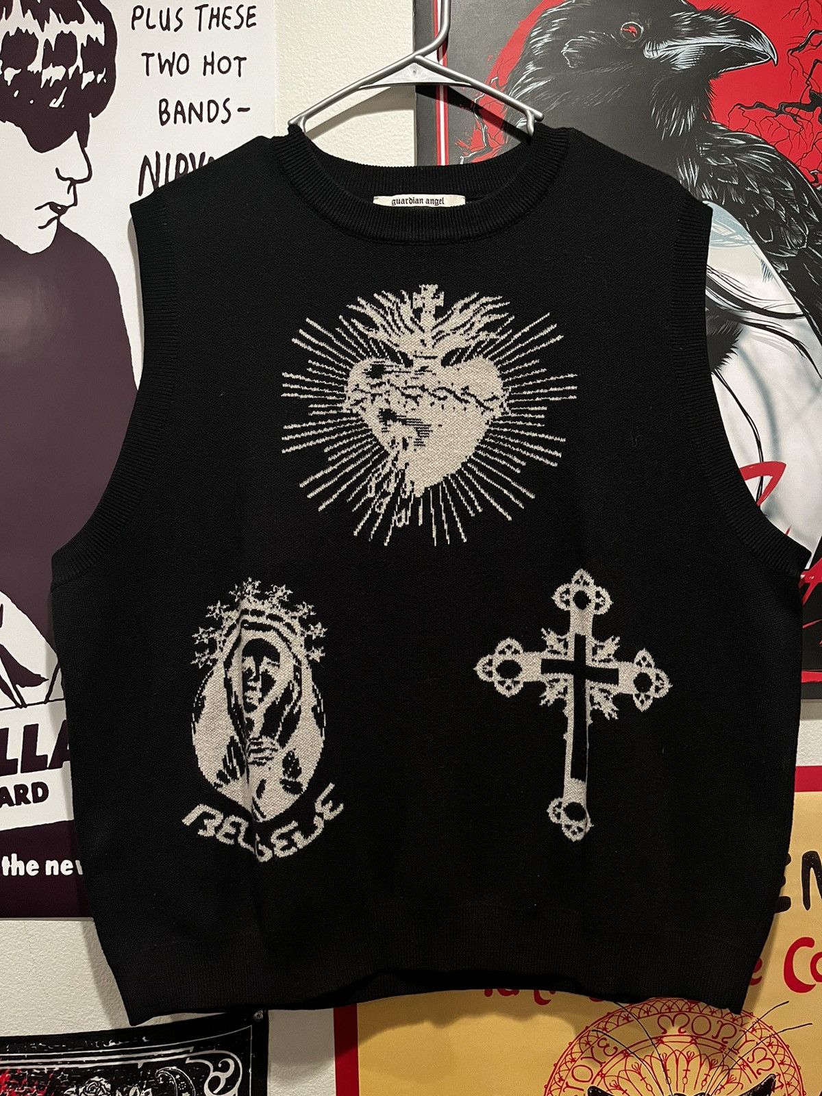 Guardian Angel Sacred Knitted Vest