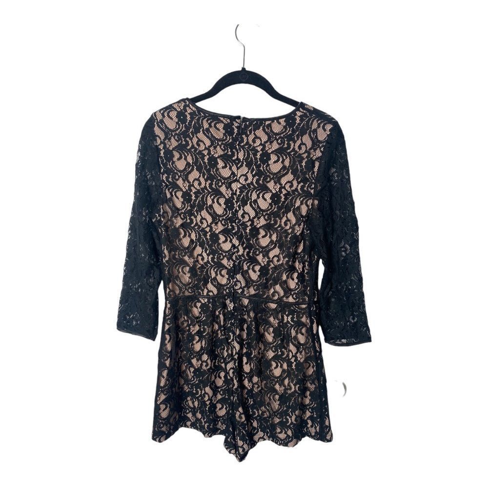 Other Love Label Black Lace Romper UK Size 12 Size 30" / US 8 / IT 44 - 2 Thumbnail