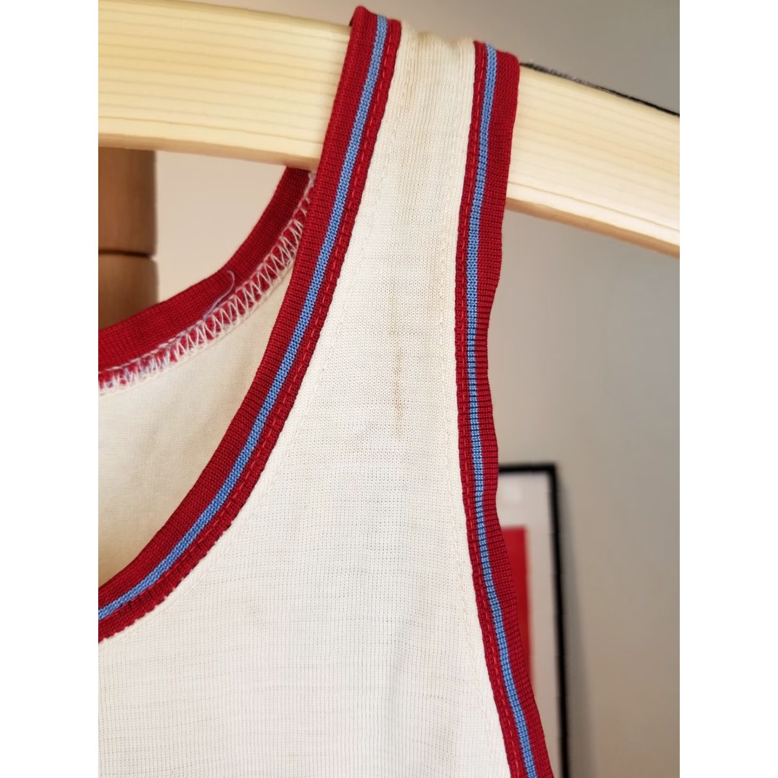 Vintage VINTAGE POWERS RAYON DURENE BASKETBALL JERSEY SZ 36 WHITE MEN 36 Jersey 50's 27" back cross chest 16" inch tops to bottom Size US M / EU 48-50 / 2 - 3 Thumbnail