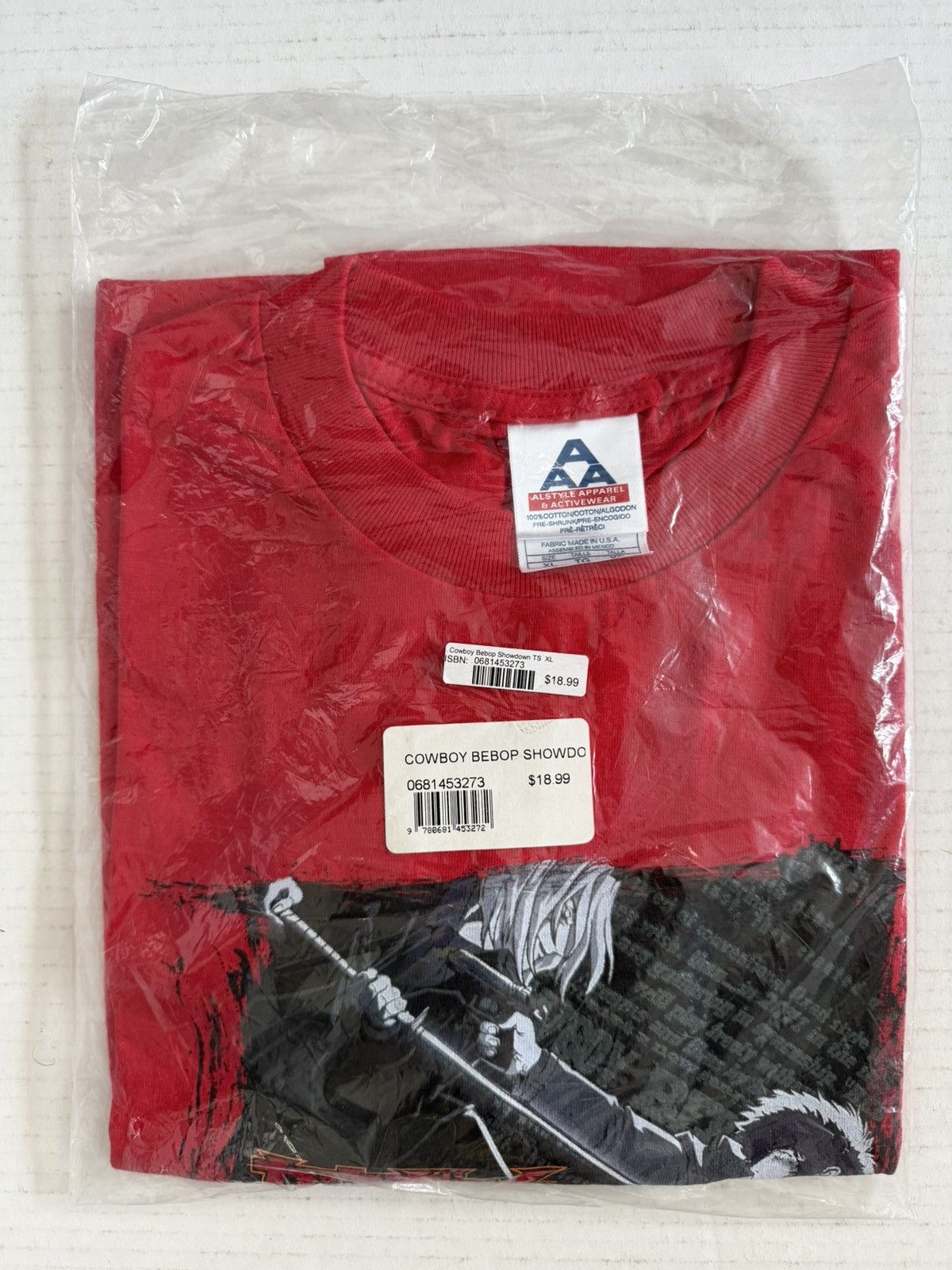 Alstyle COWBOY BEBOP SHOWDOWN SHIRT SPIKE SPIEGEL VICIOUS VINTAGE DS Size US XL / EU 56 / 4 - 1 Thumbnail