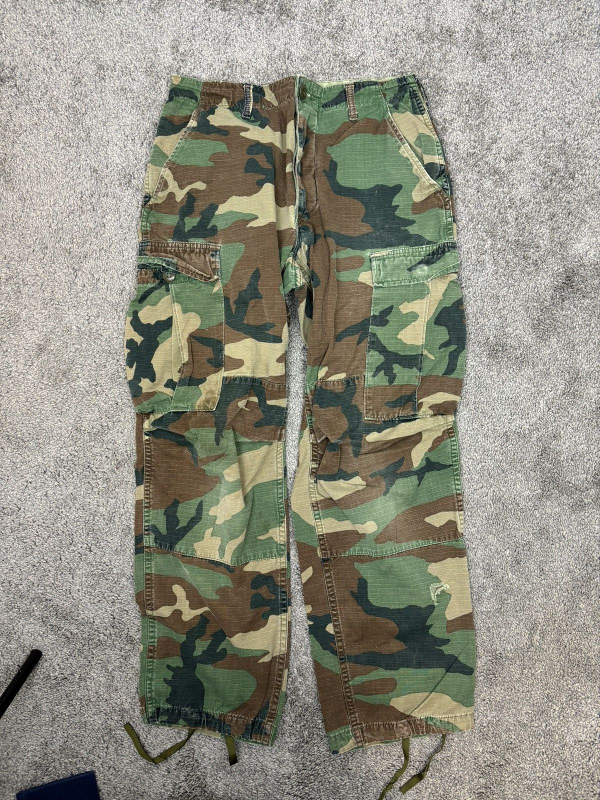 Vintage Vintage 90s army camo cargo pants Size US 28 / EU 44 - 2 Thumbnail