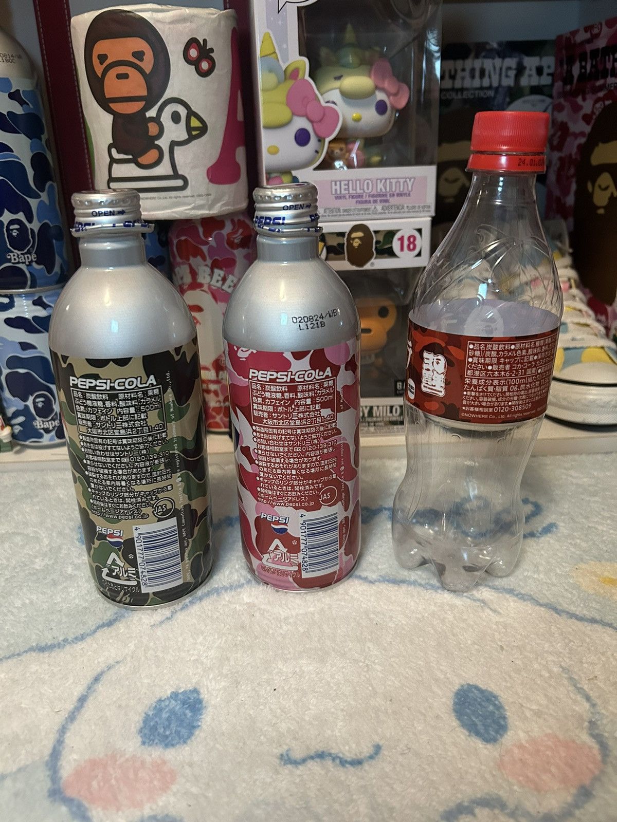 Bape × Vintage SET OF 3 A BATHING APE EMPTY SODA CANS Size ONE SIZE - 3 Thumbnail