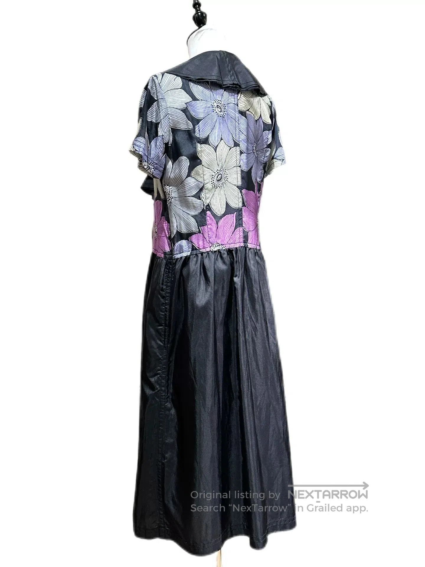 Comme des Garcons Comme Des Garçons Floral Ruffled Collar Dress. Size M / US 6-8 / IT 42-44 - 3 Thumbnail