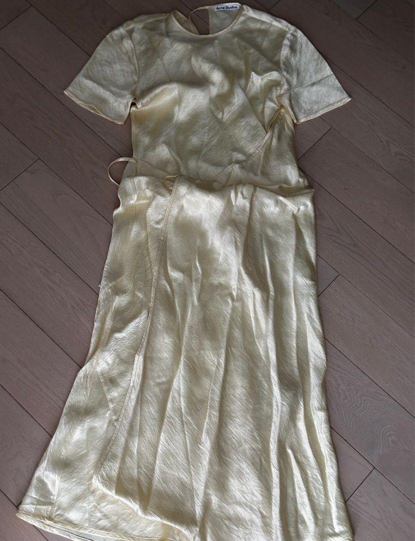Acne Studios Acne studio Satin touch dress Size XXS / US 00 / IT 34 - 1 Thumbnail