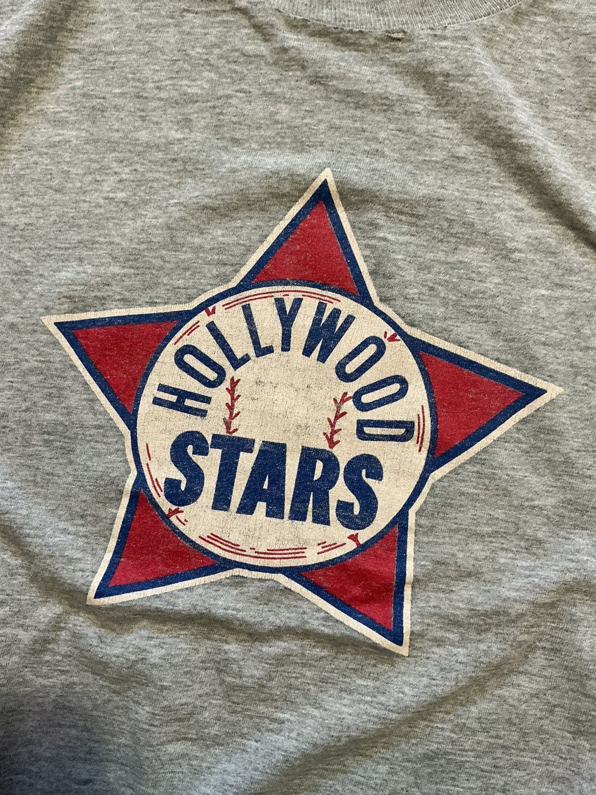 Vintage Vintage Ebbets Field Hollywood Stars Baseball T-Shirt Size US XL / EU 56 / 4 - 6 Thumbnail