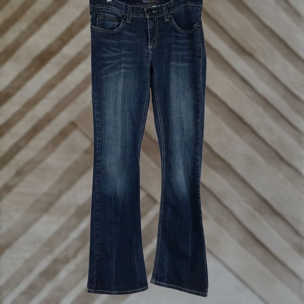 Vintage CRUEL WOMEN'S 9L BLUE DENIM HAYDEN COTTON BLEND WESTERN JEANS Size 30" / US 8 / IT 44 - 1 Thumbnail