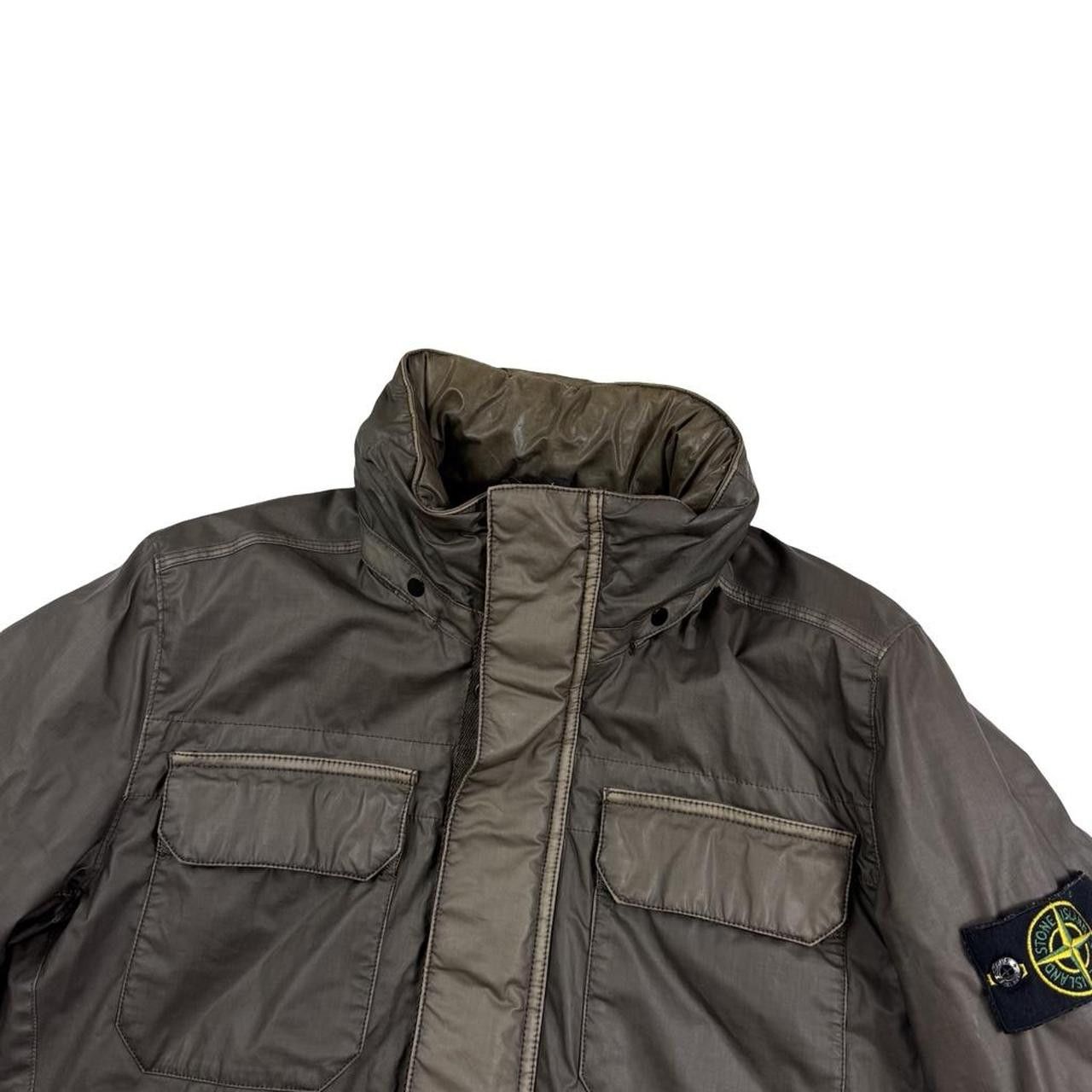 Stone Island Stone Island Brown Mussola Gommato Multipocket Jacket Small Size US S / EU 44-46 / 1 - 5 Thumbnail