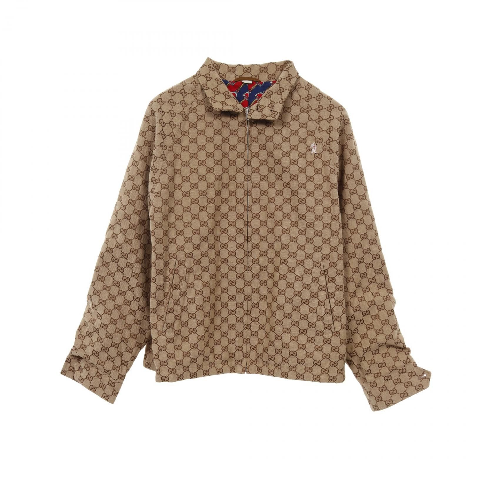 Gucci Gucci Gucci GG Jacquard Cotton Polyester Jacket Textile Outerwear DUTY FREE for USA Size ONE SIZE - 1 Thumbnail